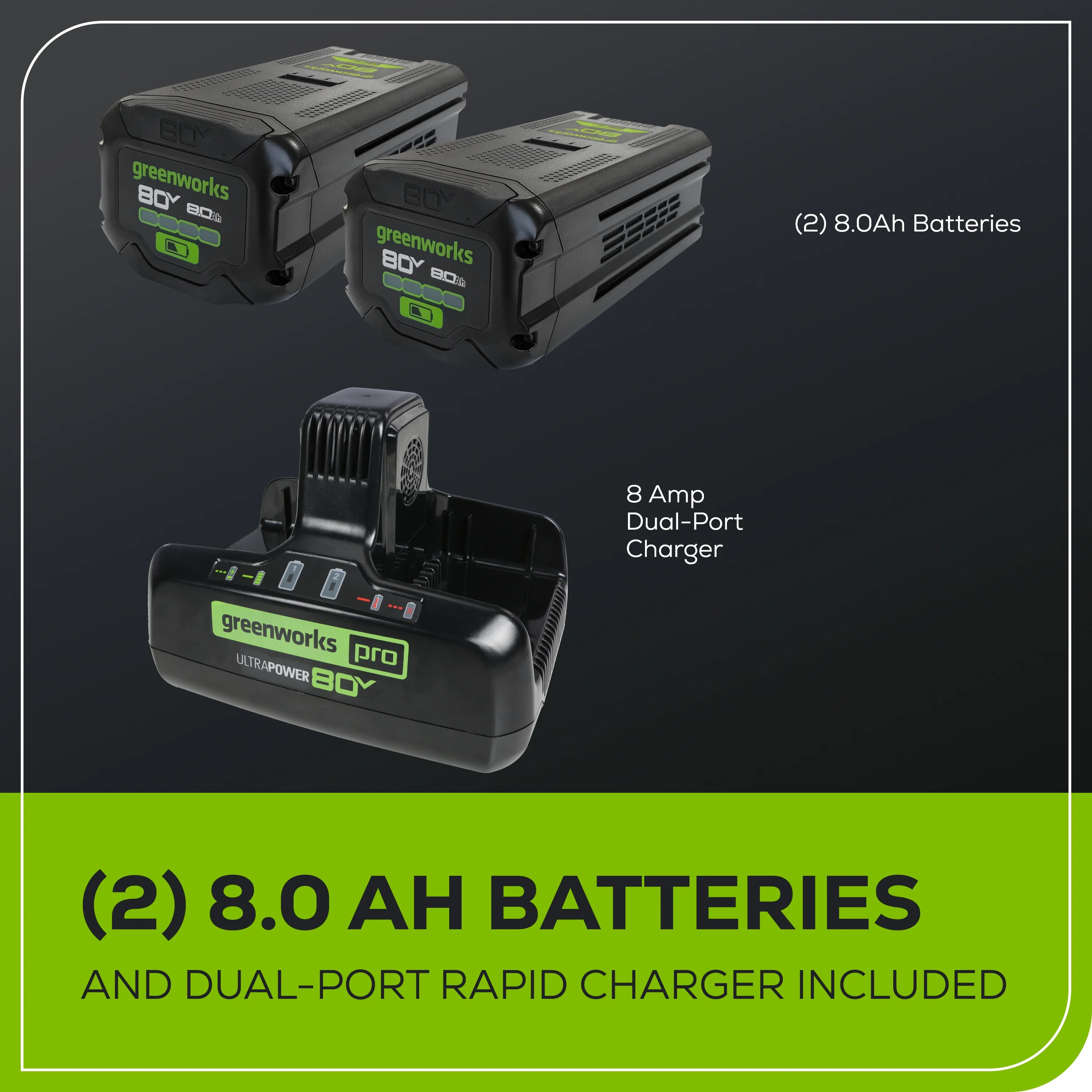 80V STEALTH Series All-Terrain 2-Seat Electric Youth Go-Kart: (2) 8.0 Ah Batteries and Dual-Port Charger - Image 10