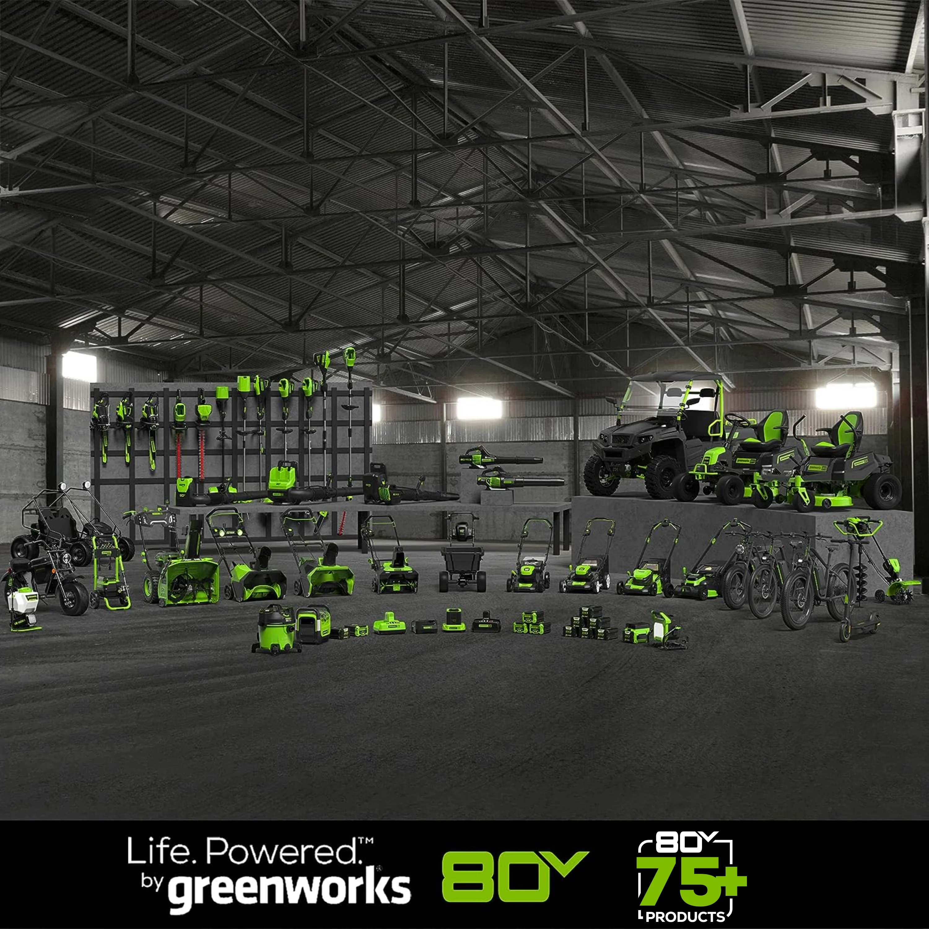 80V STEALTH Series All-Terrain 2-Seat Electric Youth Go-Kart: (2) 8.0 Ah Batteries and Dual-Port Charger - Image 12