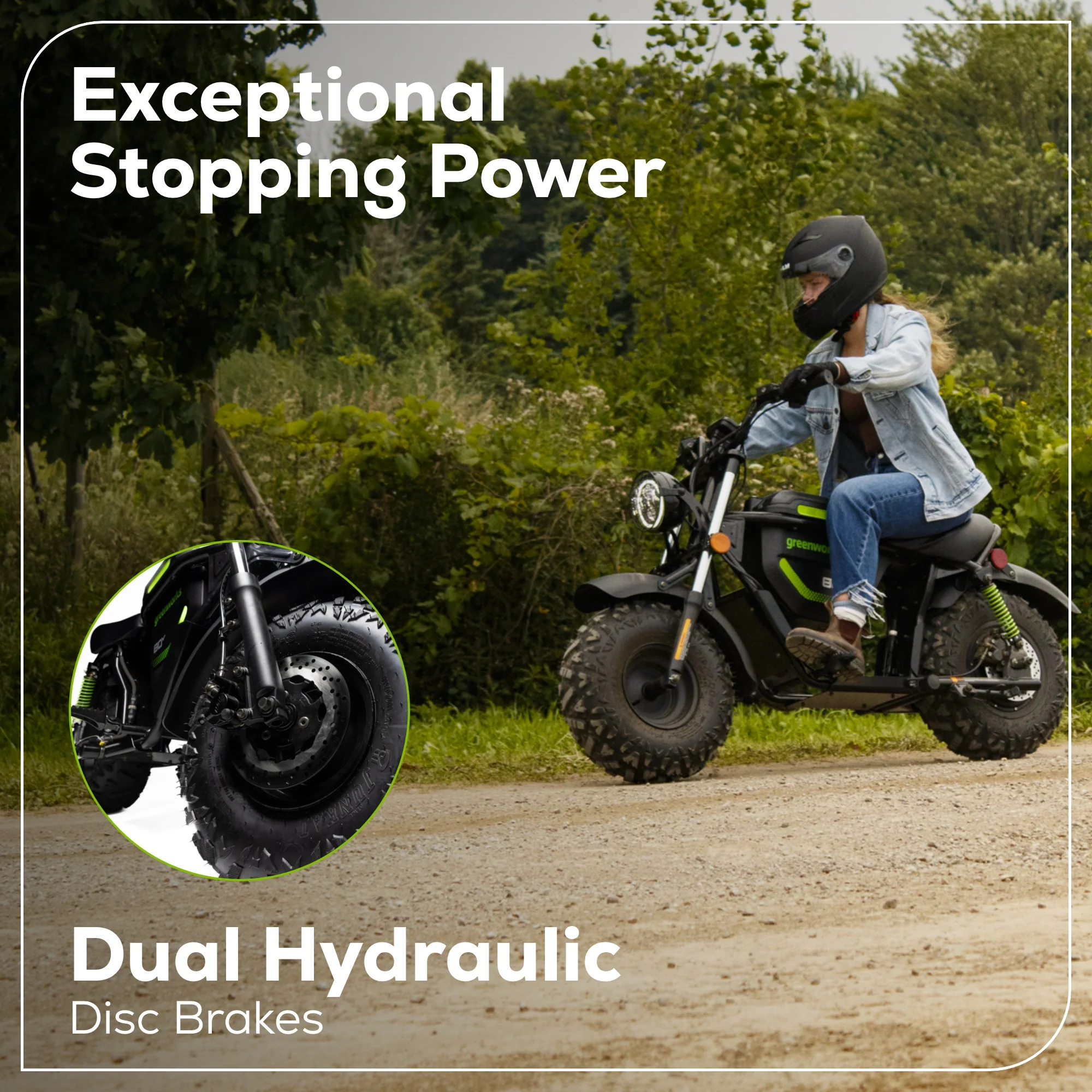 80V STEALTH Series Electric Mini-Bike: (2) 8.0 Ah Batteries and Dual-Port Rapid Charger - Image 4