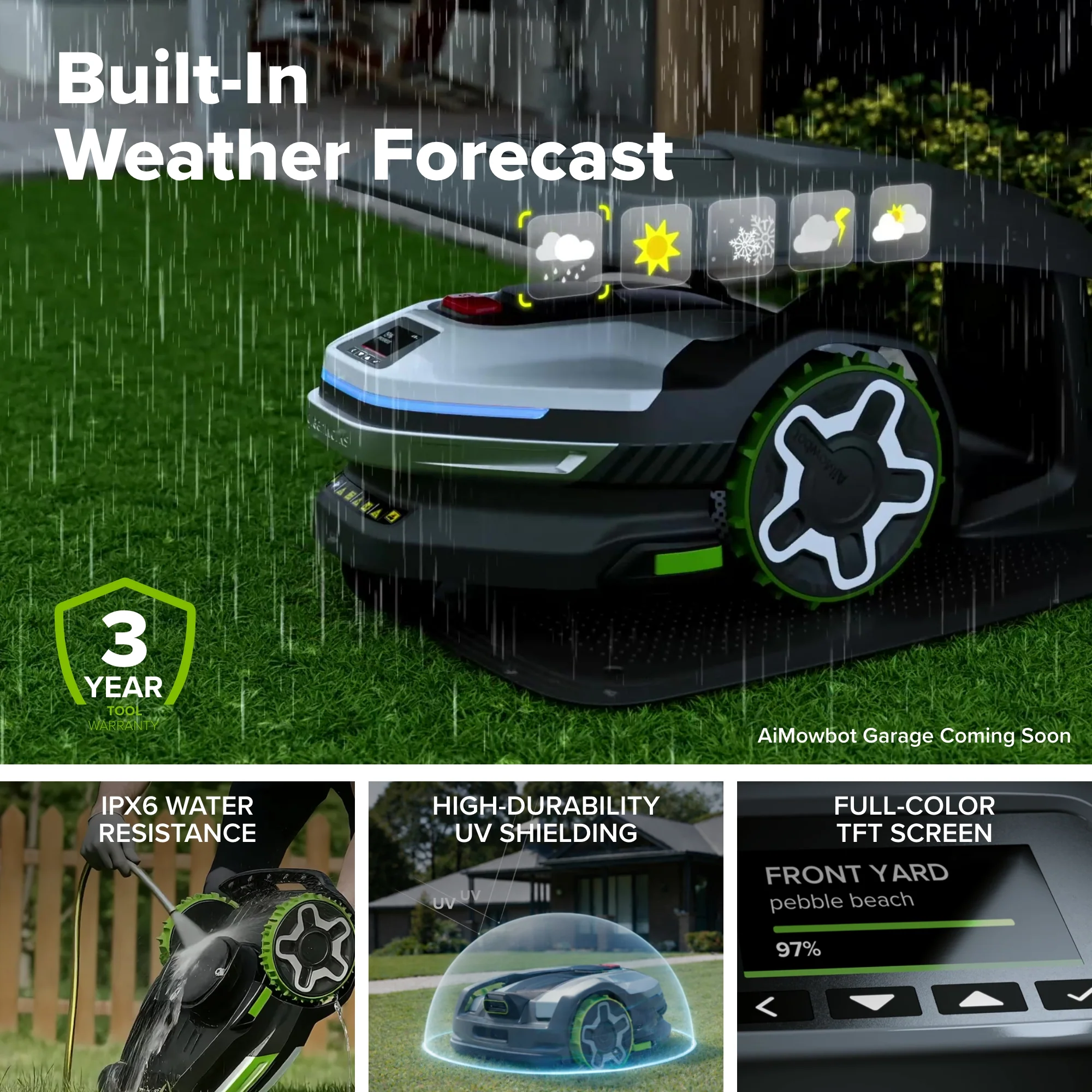 AiMowbot Wire-Free RTKVision Robotic Mower C20 | 1/2Acre - Image 12