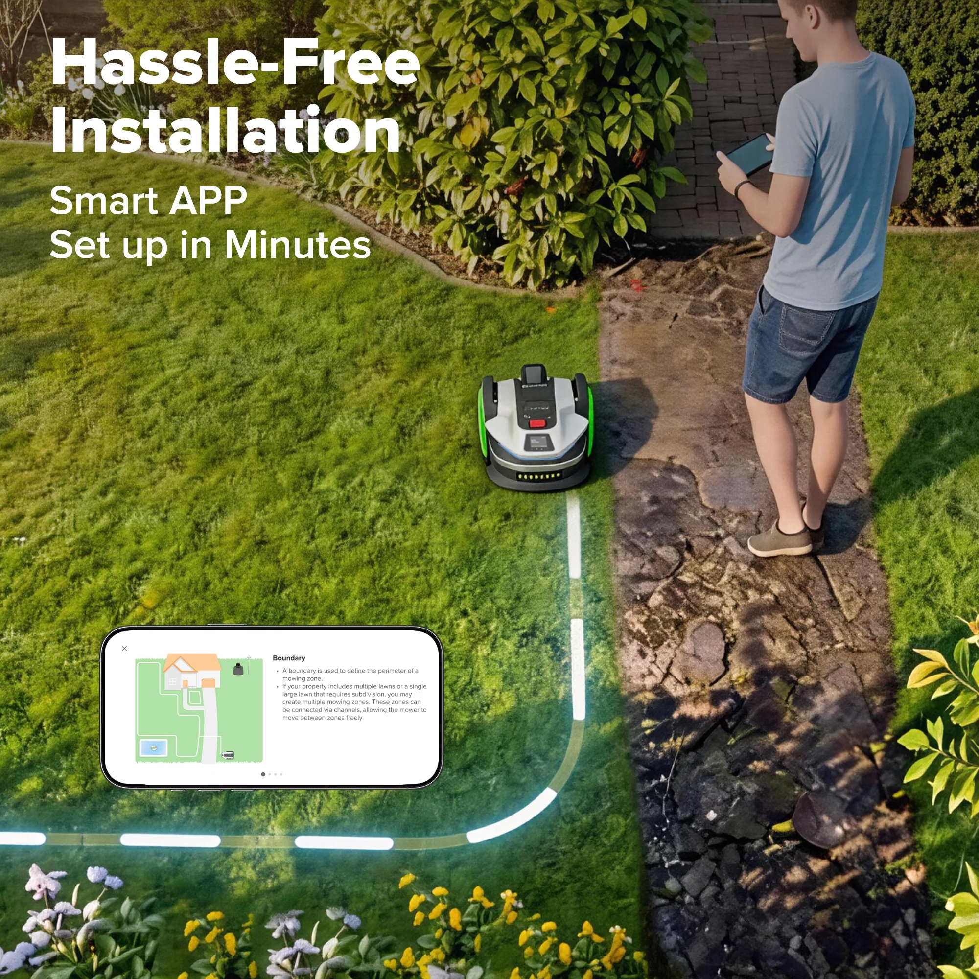 AiMowbot Wire-Free RTKVision Robotic Mower C30Z | 3/4 Acre - Image 13