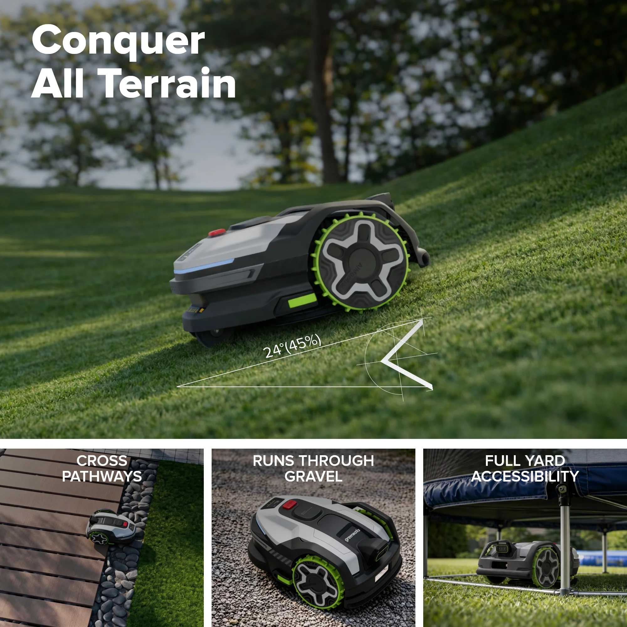 AiMowbot Wire-Free RTKVision Robotic Mower C30Z | 3/4 Acre - Image 8