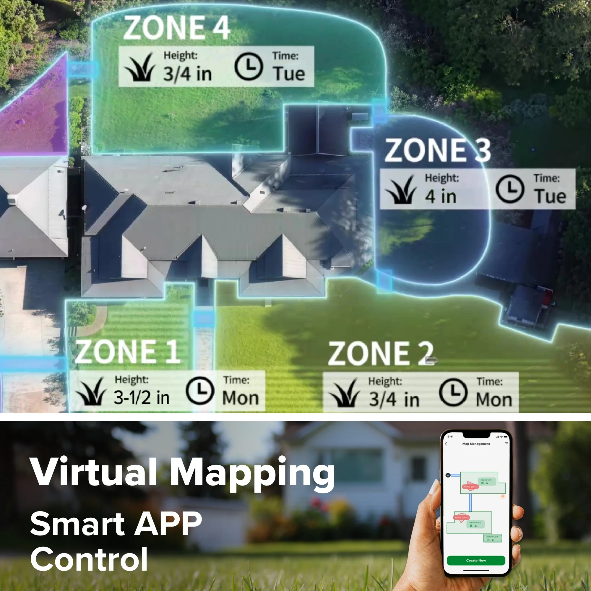 AiMowbot Wire-Free RTKVision Robotic Mower C40 | 1 Acre - Image 9