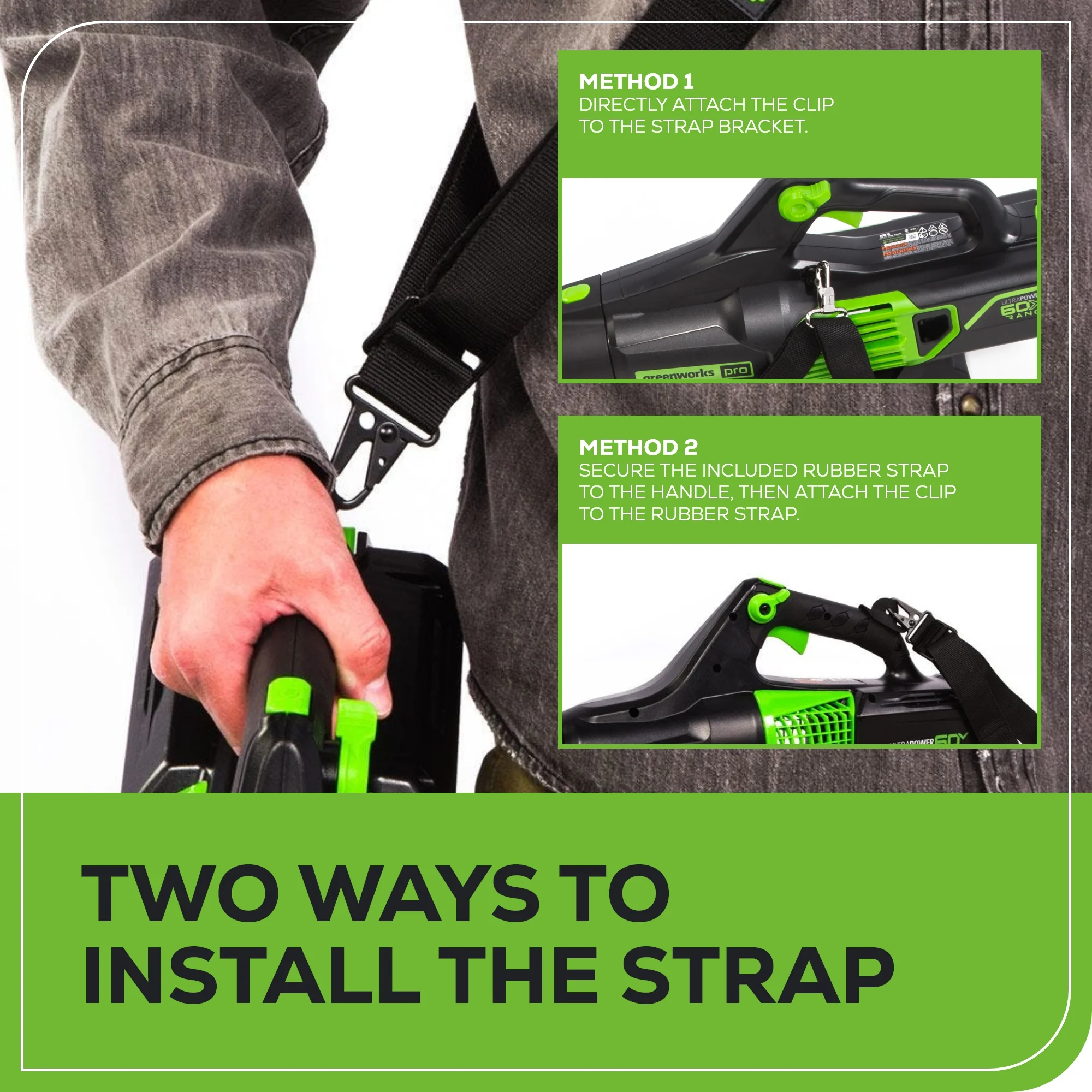 exoFLEX Shoulder Strap for String Trimmer and Leaf Blower - Image 3
