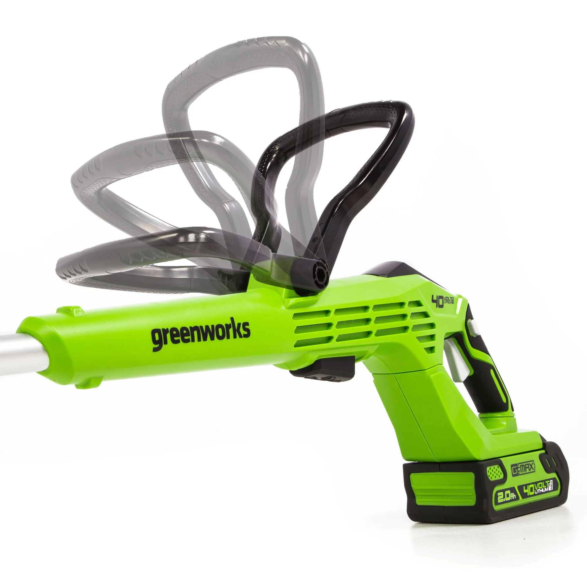 40V 12" Gear Reduced String Trimmer w/ 2.0Ah Battery & Charger - Image 8