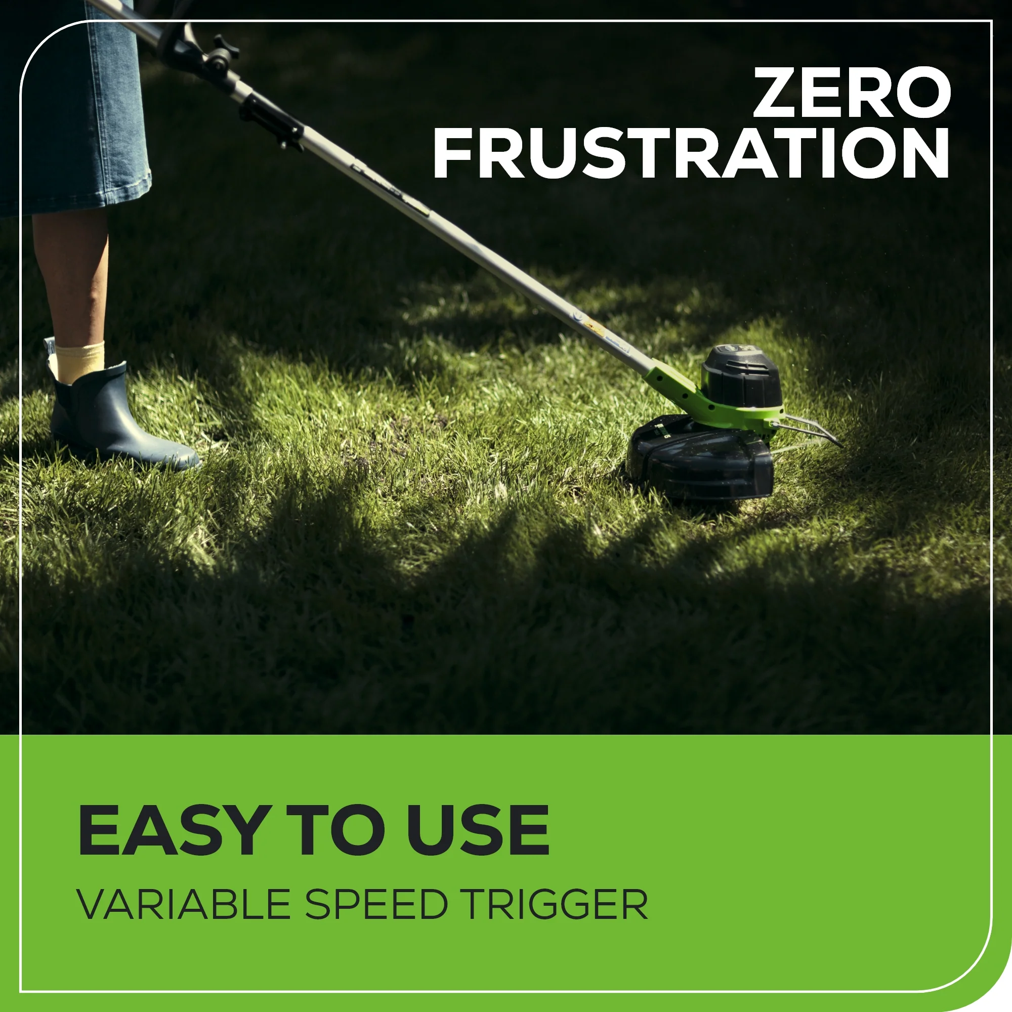 40V 12" Cordless Battery String Trimmer (Tool Only) - Image 7