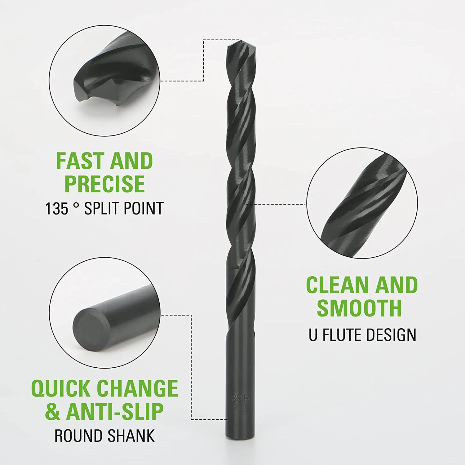 21 Piece Black Oxide Drilling Bit Set - Image 3