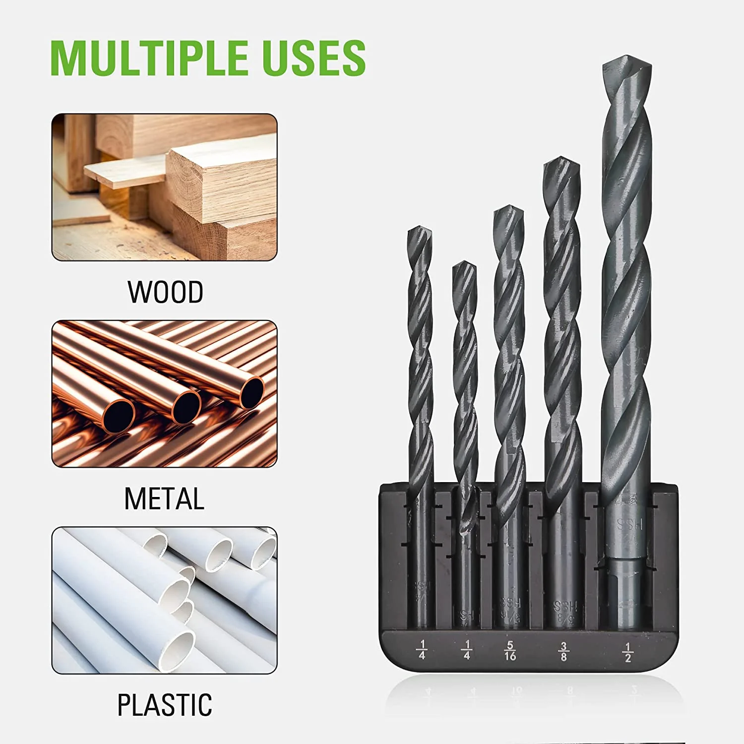 21 Piece Black Oxide Drilling Bit Set - Image 4