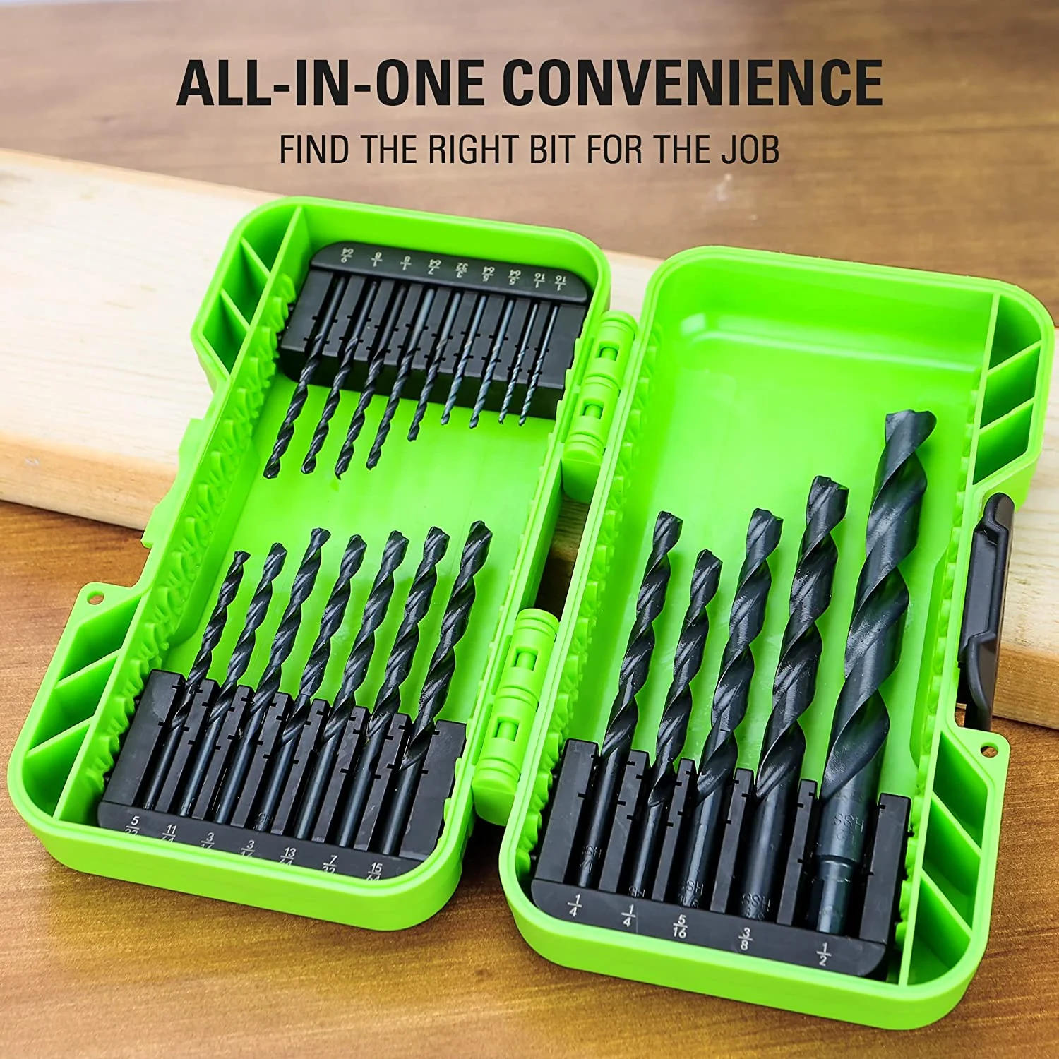 21 Piece Black Oxide Drilling Bit Set - Image 5