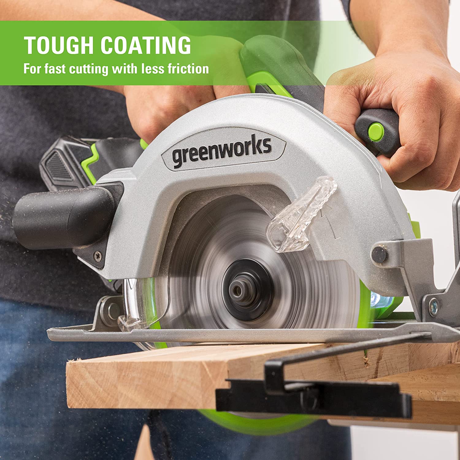 Greenworks 24V 7-1/4 " 60T Circular Saw Blades - Image 3