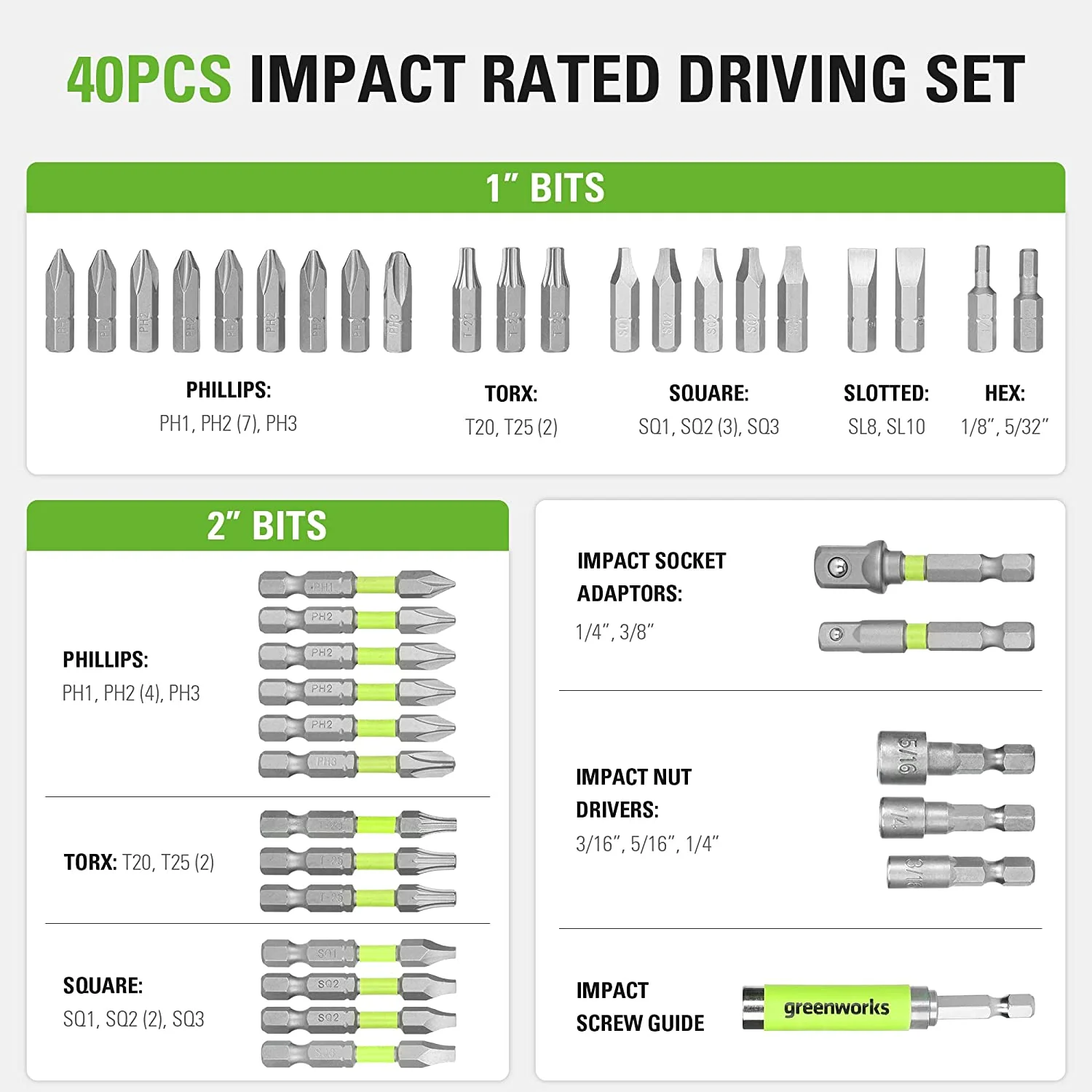 40 Piece Impact Rated Driving Set - Image 3