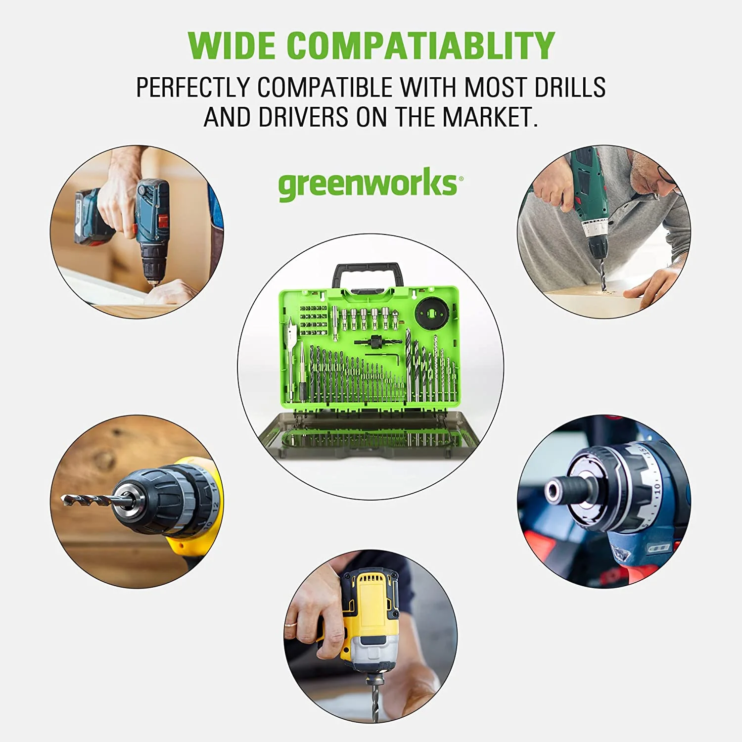 60 Piece Multi-Material Drill + Drive Set - Image 4