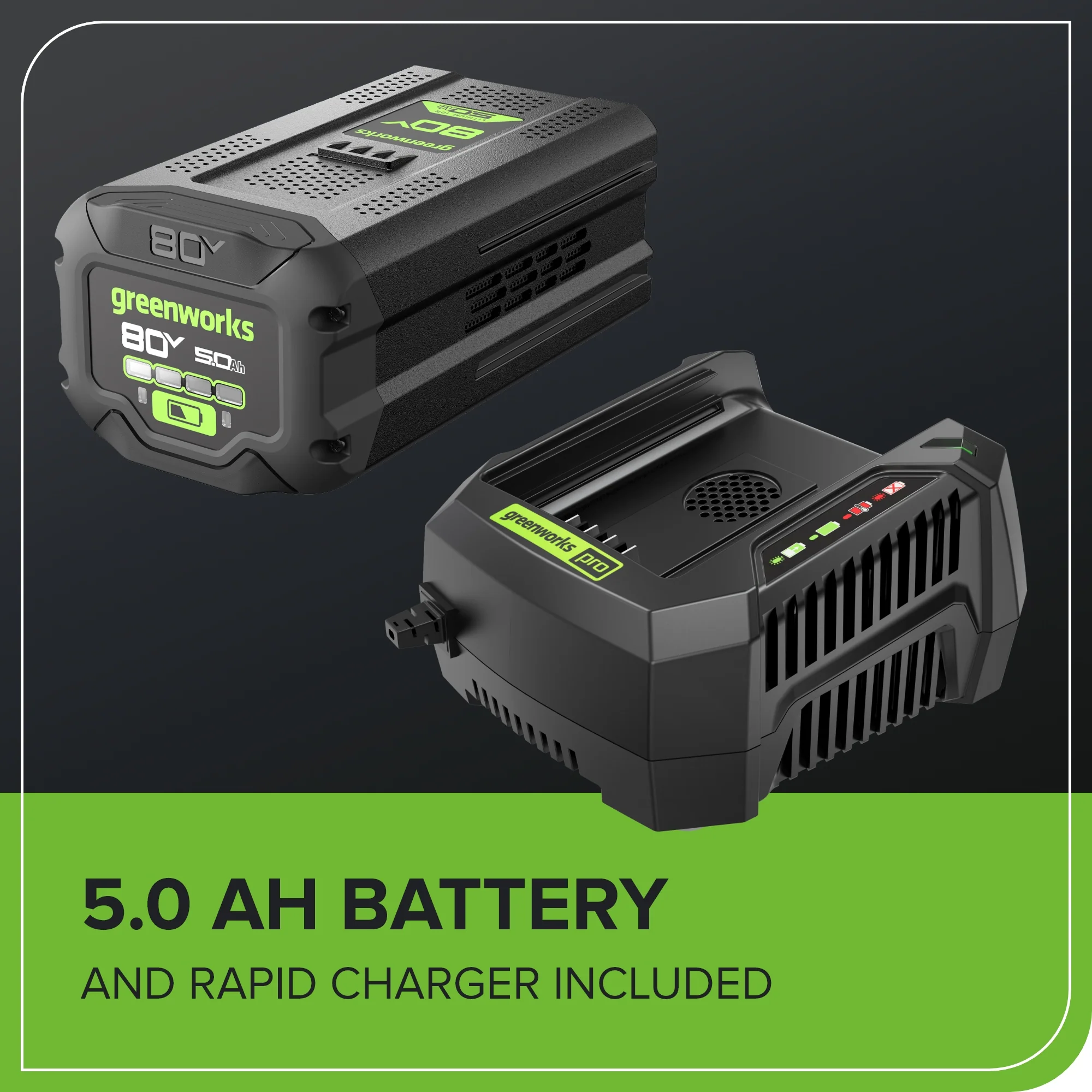 OPEN BOX 80V 21" Cordless Battery 4-in-1 Push Lawn Mower & 700CFM Blower Combo Kit w/ 5.0Ah Battery & 6A Charger - Image 11