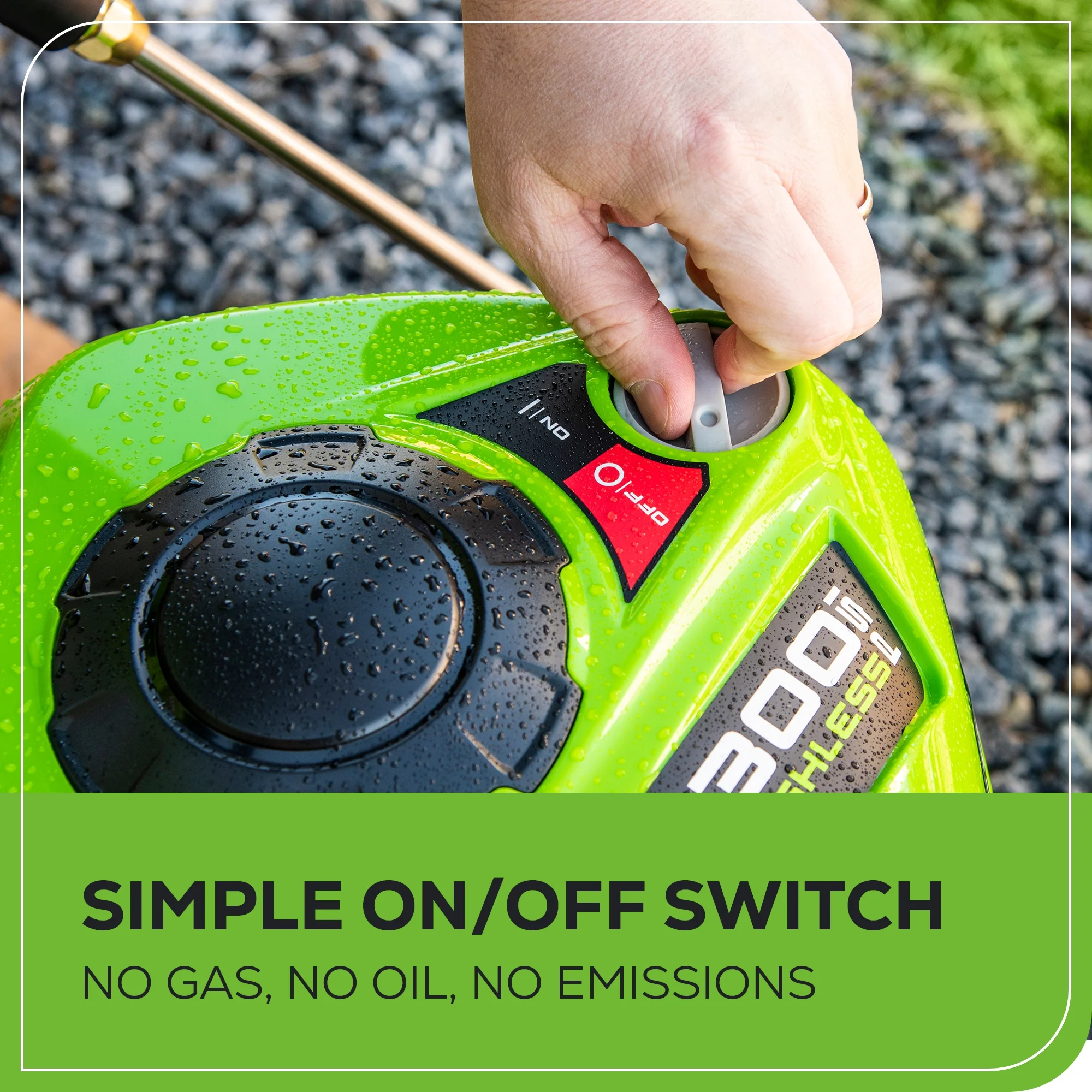 2300 PSI 1.2 GPM Cold Water Electric Pressure Washer - Image 4