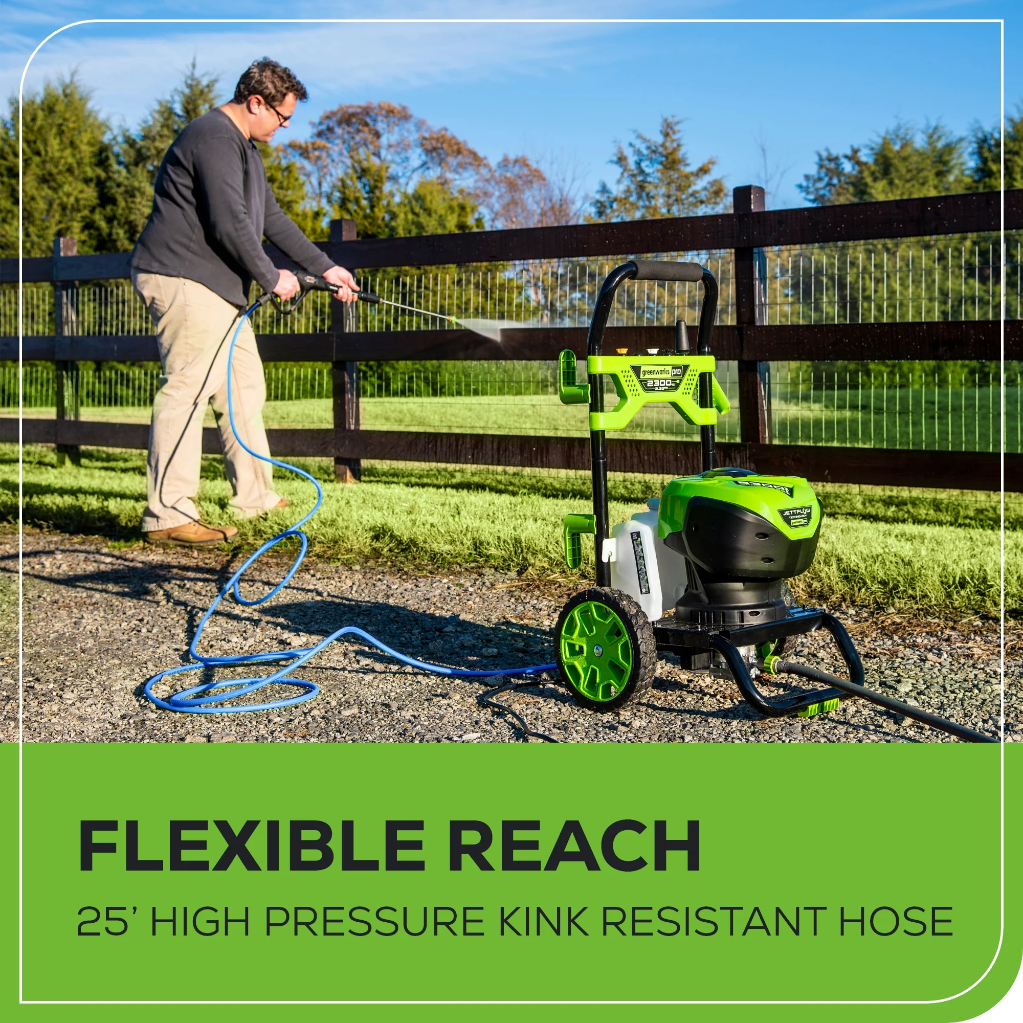 2300 PSI 1.2 GPM Cold Water Electric Pressure Washer - Image 9