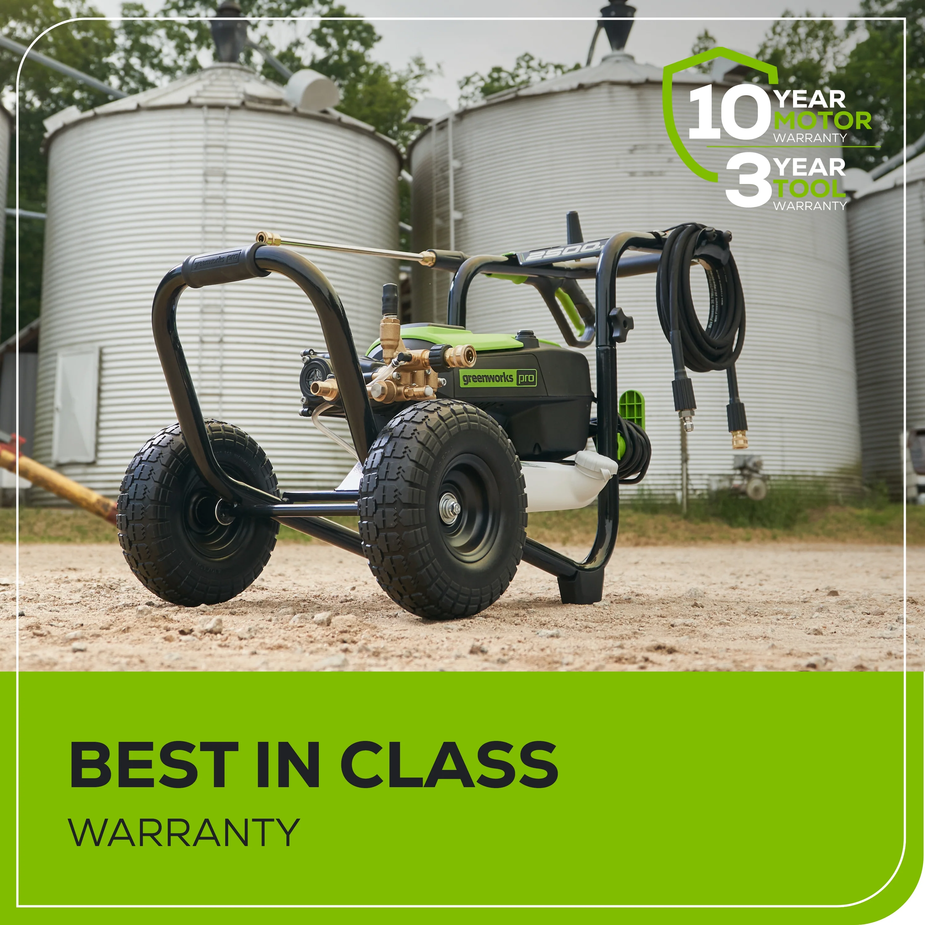 2500 PSI 2.1 GPM Cold Water Electric Pressure Washer - Image 12