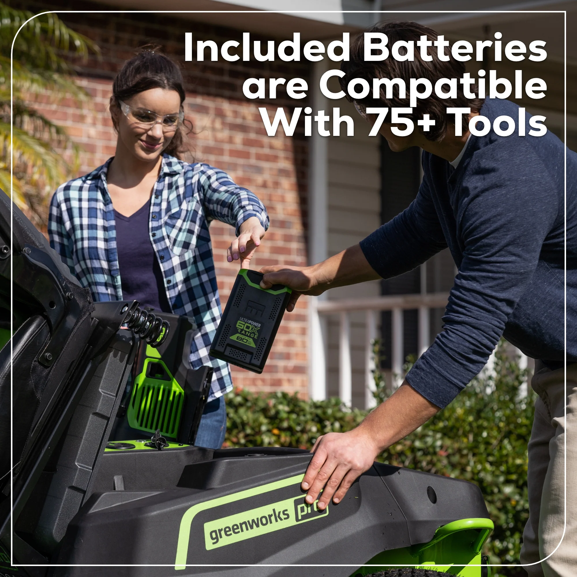 60V 42" Cordless Battery CrossoverT Riding Lawn Mower: (6) 8.0 Ah Batteries and (3) Dual-Port Turbo Chargers - Image 18