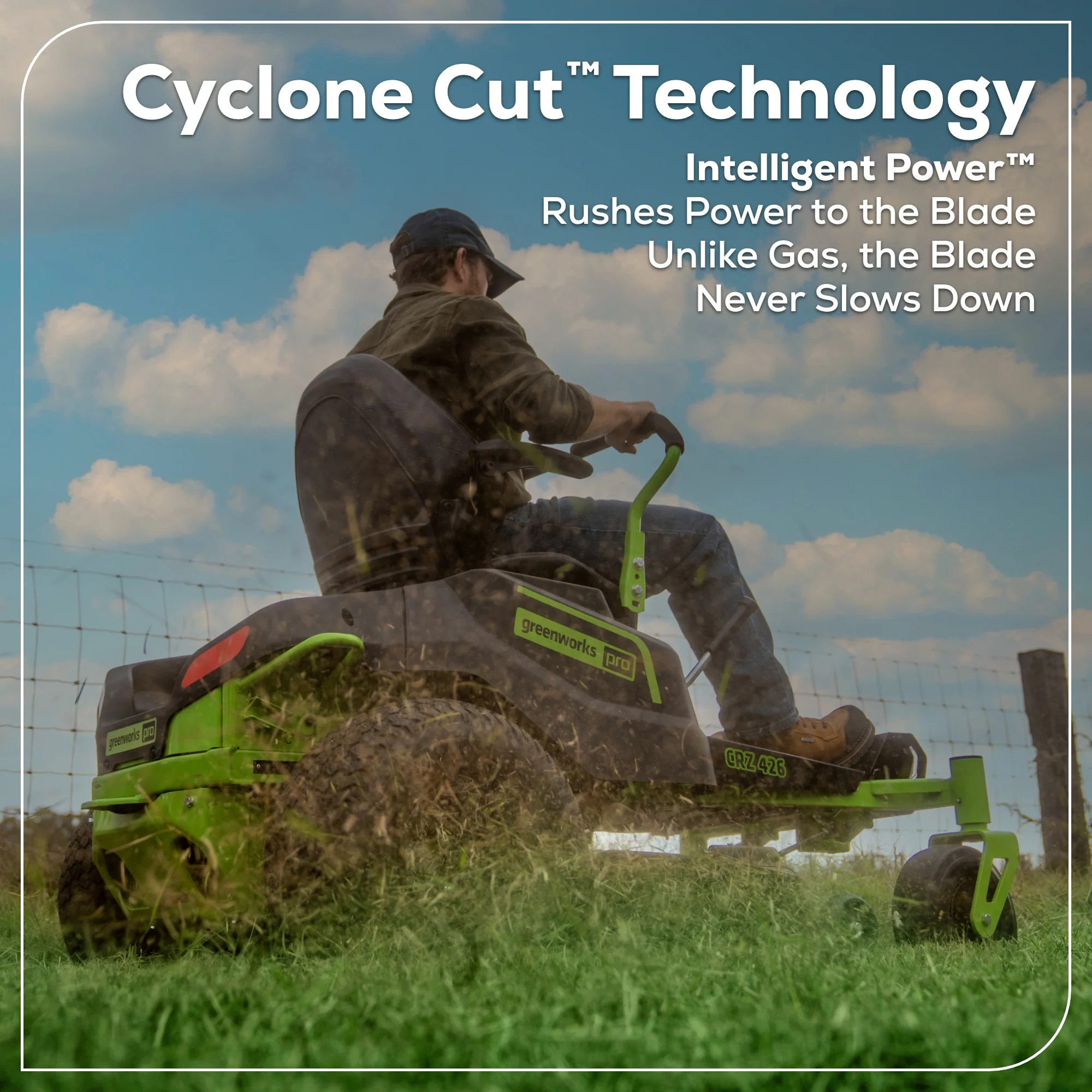 60V 42” Electric CrossoverZ Zero Turn Mower with (6) 8 Ah Batteries and (3) Dual Port Turbo Chargers - Image 5