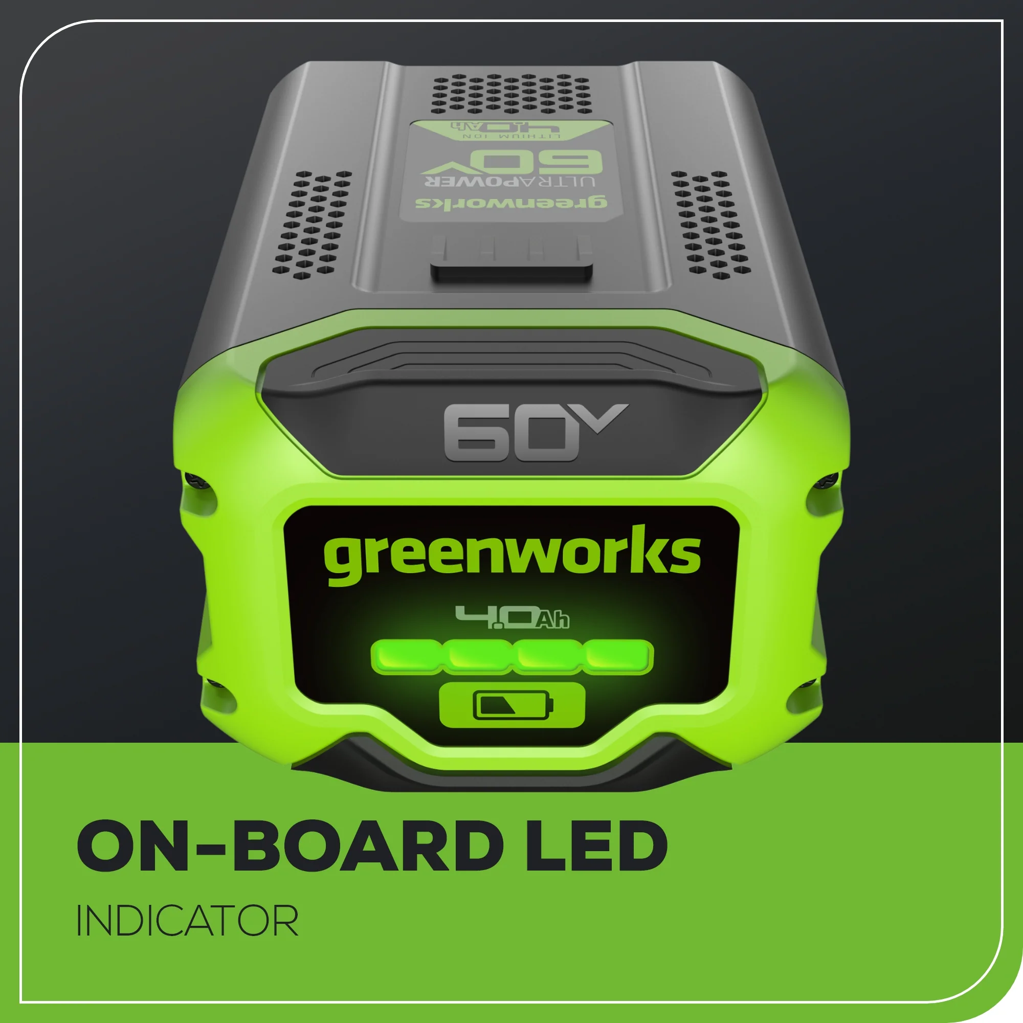 60V 4.0 Ah Ultra Power Battery - Image 4