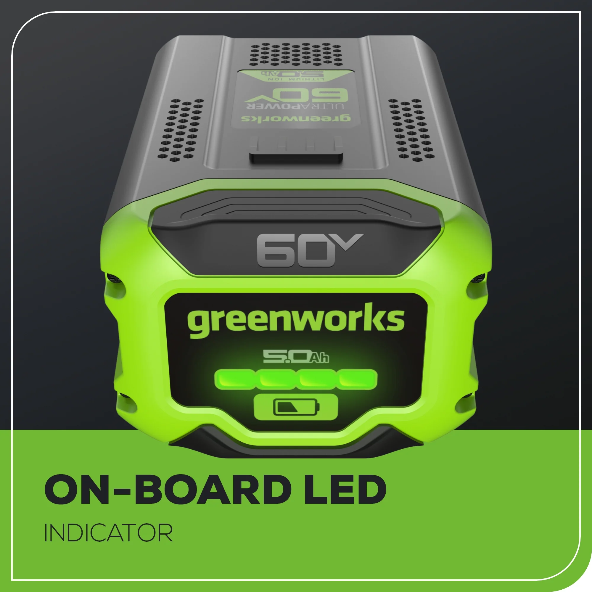 60V 5.0Ah Ultra Power Battery - Image 3