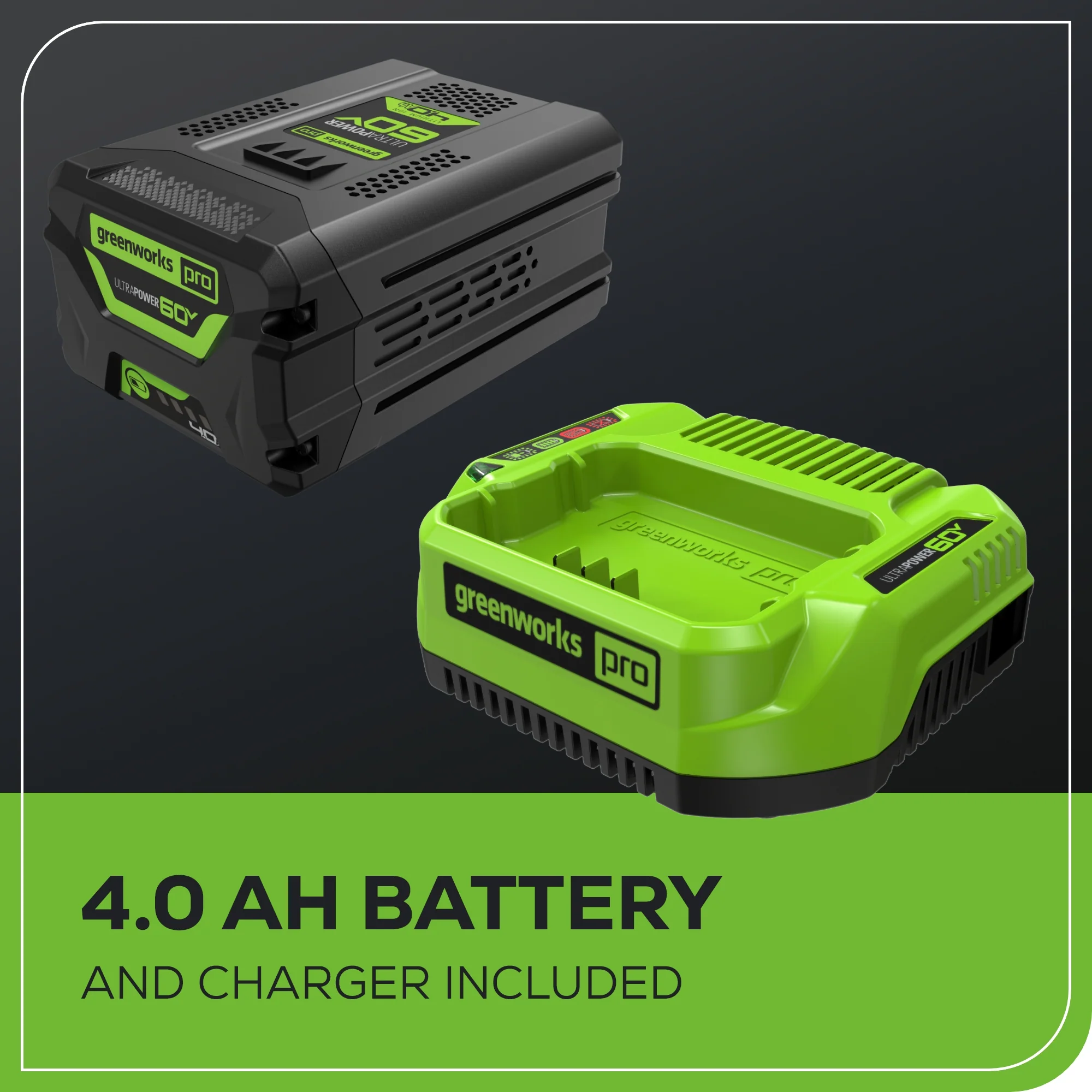 Pro 60V 780CFM Cordless Battery Leaf Blower, 4Ah Battery and Charger - Image 10