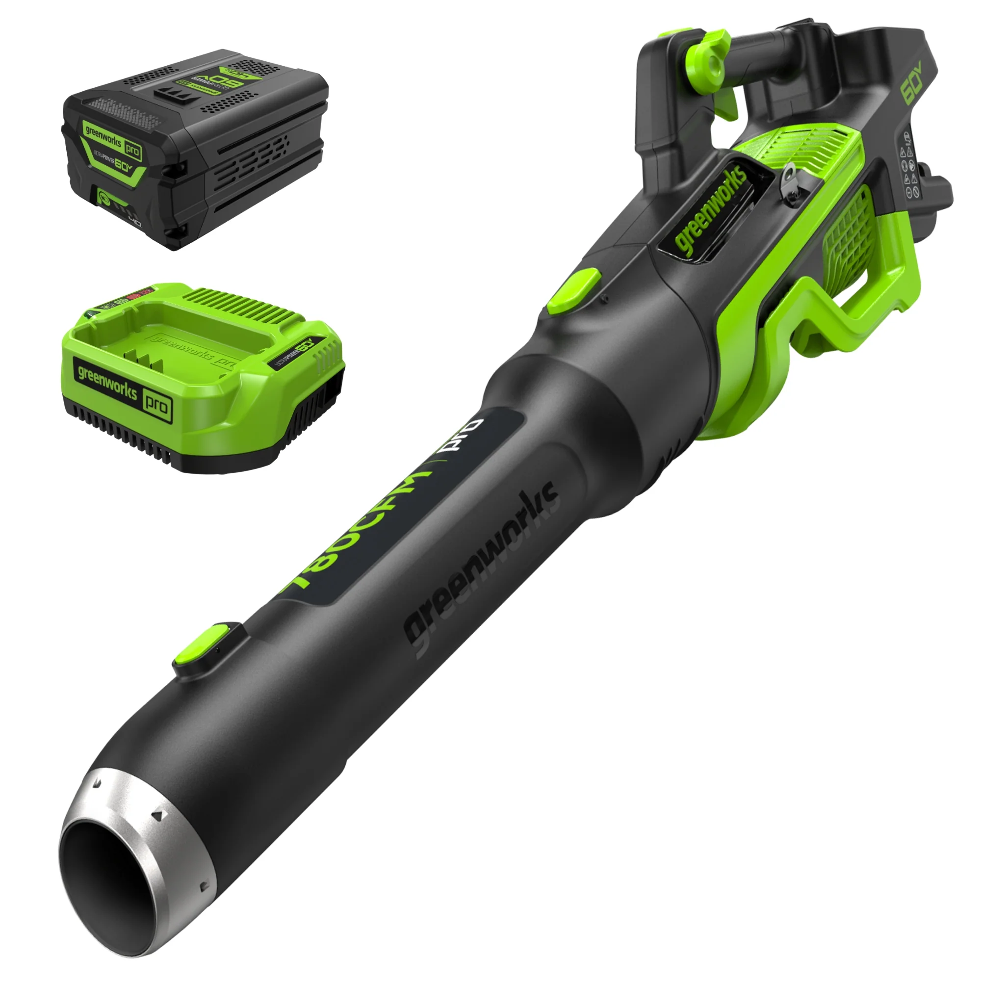 Pro 60V 780CFM Cordless Battery Leaf Blower, 4Ah Battery and Charger - Image 2