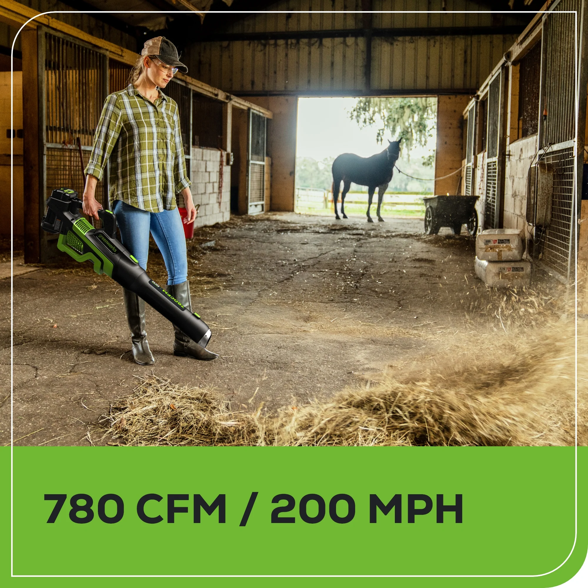 Pro 60V 780CFM Cordless Battery Leaf Blower, 4Ah Battery and Charger - Image 7