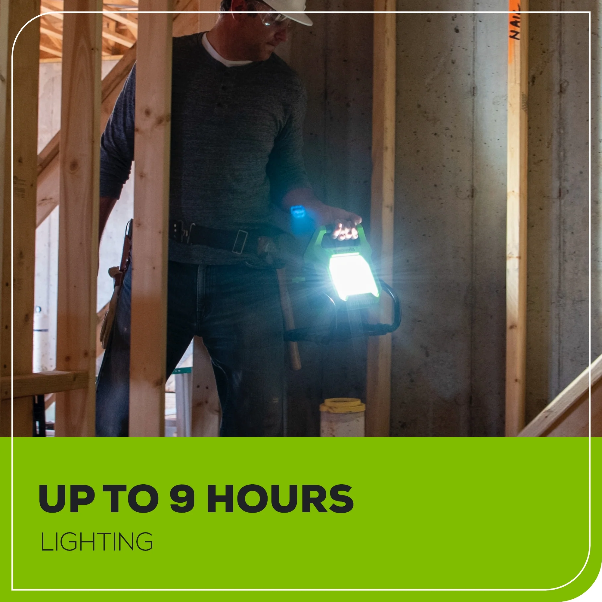 60V AC/DC 2,500 Lumen LED Work Light (Tool Only) - Image 6