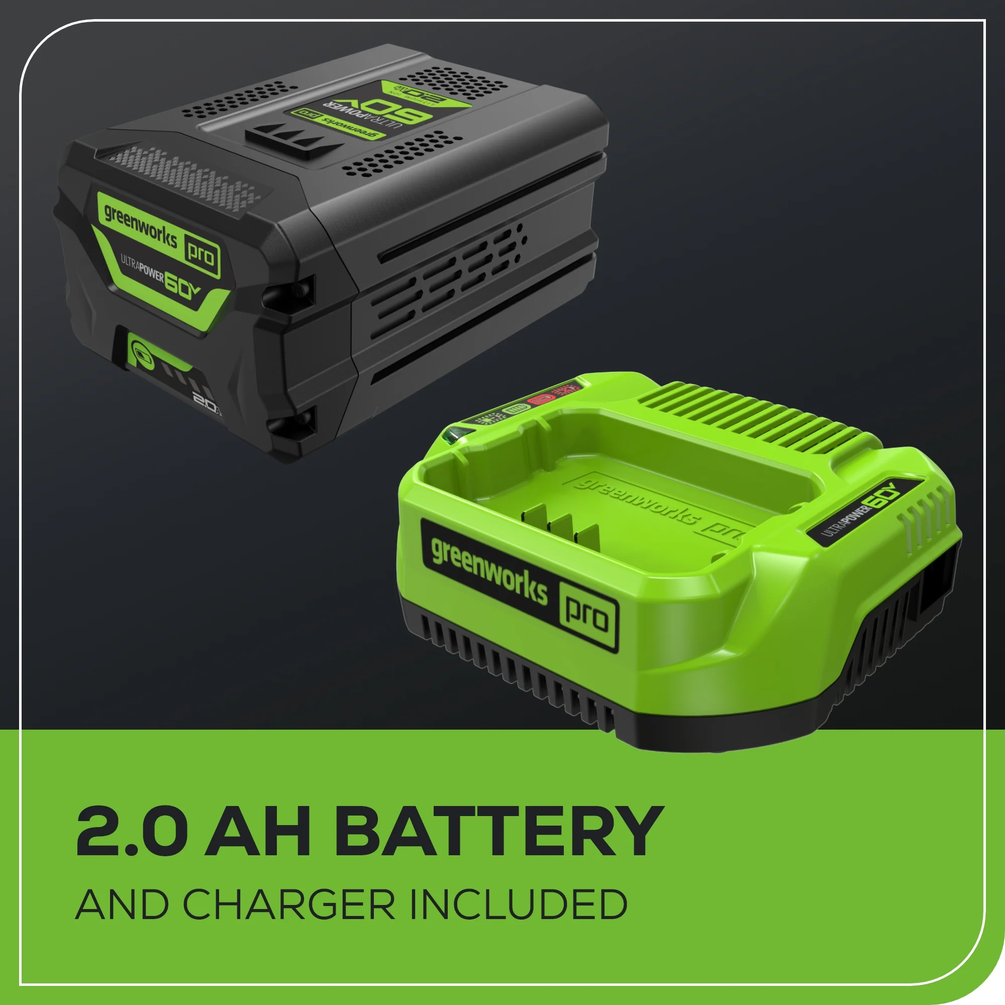 60V 20"  7-Position Cordless Battery Pole Hedge Trimmer w/ 2.0 Ah Battery & Charger - Image 9