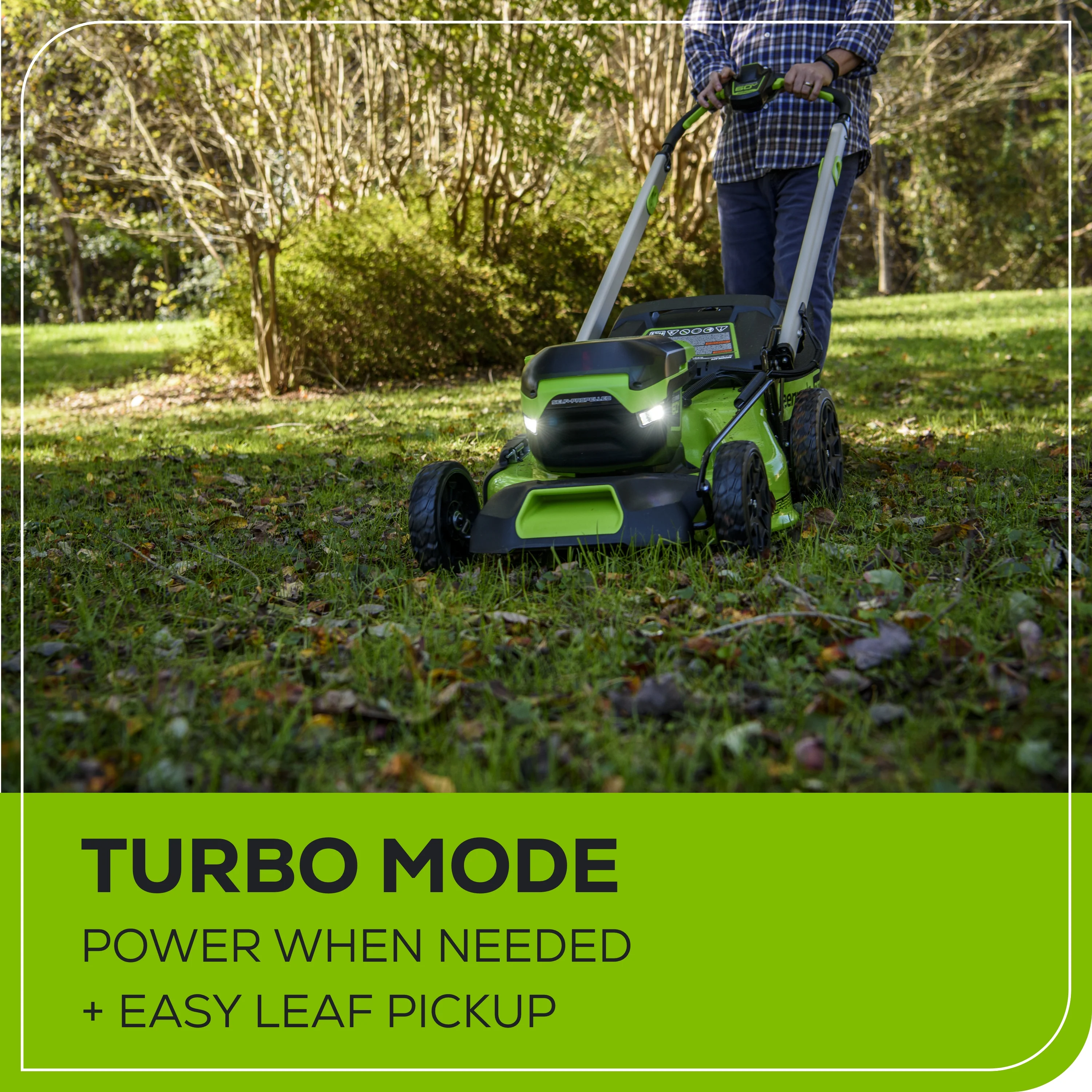 60V 21" Cordless Battery Self-Propelled Lawn Mower w/ Two (2) 4.0Ah Batteries & Dual Port Charger - Image 10