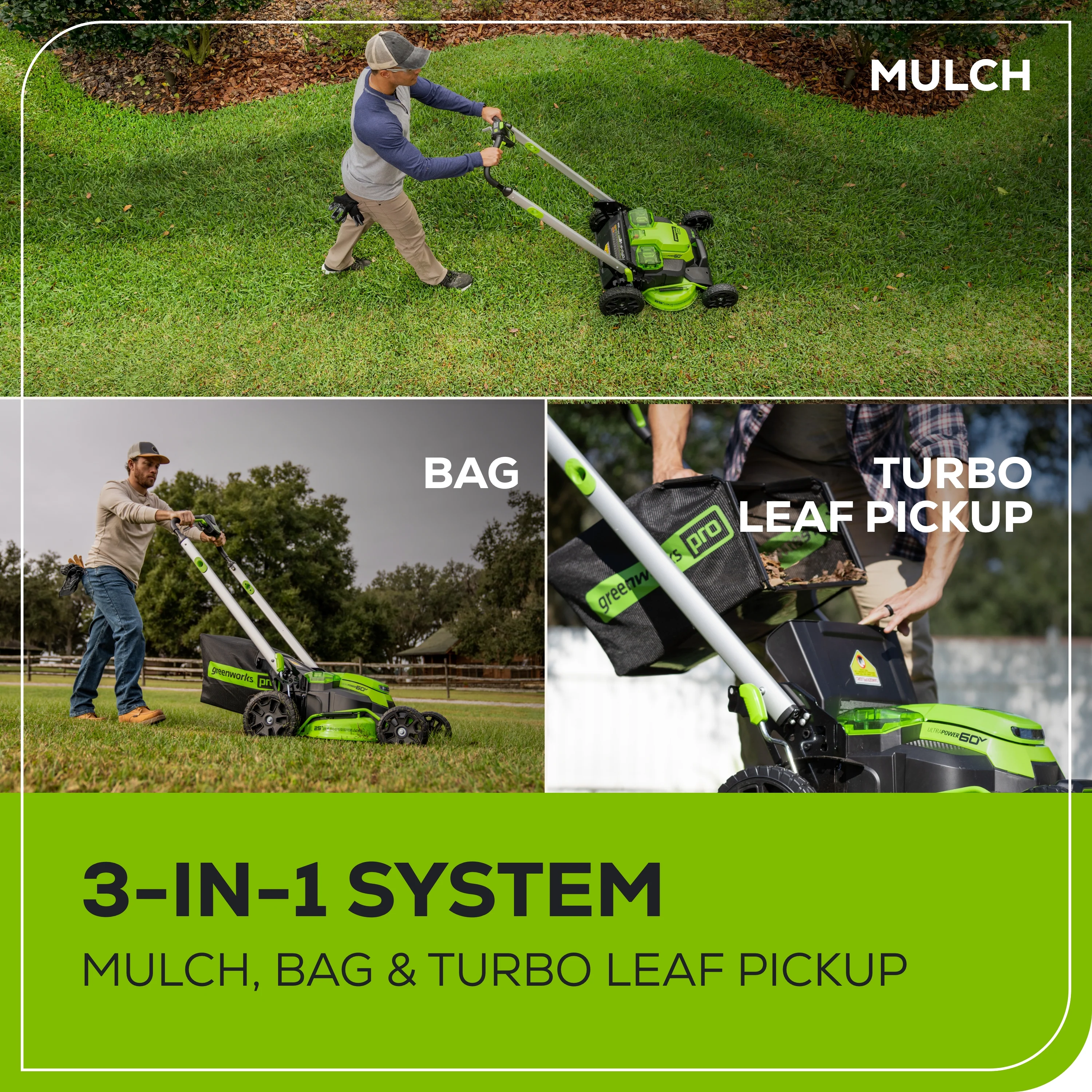 60V 25" Cordless Battery Dual Blade Self-Propelled Lawn Mower w/ Two (2) 4.0Ah Batteries & Dual-Port Charger - Image 10