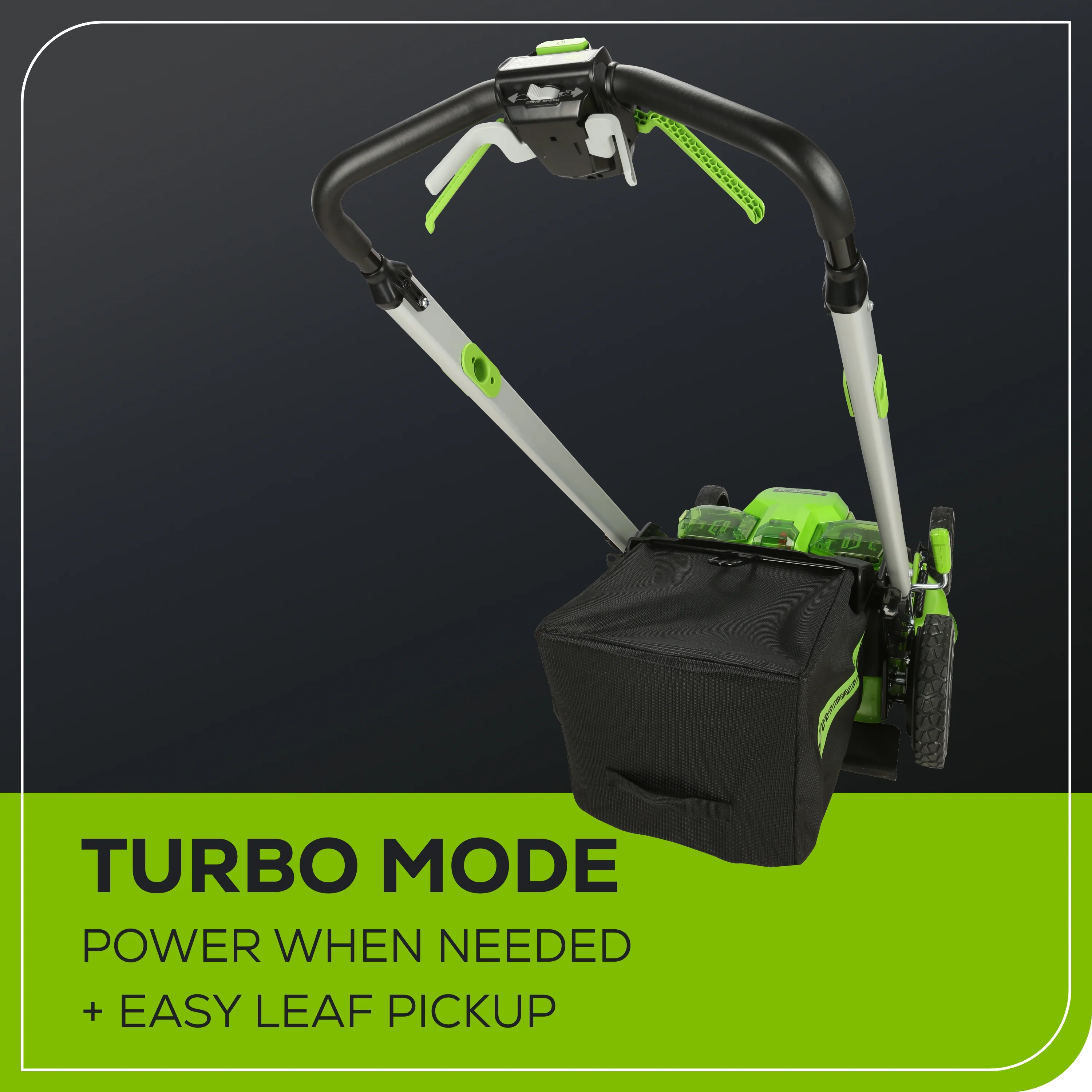 60V 25" Cordless Battery Dual Blade Self-Propelled Lawn Mower w/ Two (2) 4.0Ah Batteries & Dual-Port Charger - Image 9