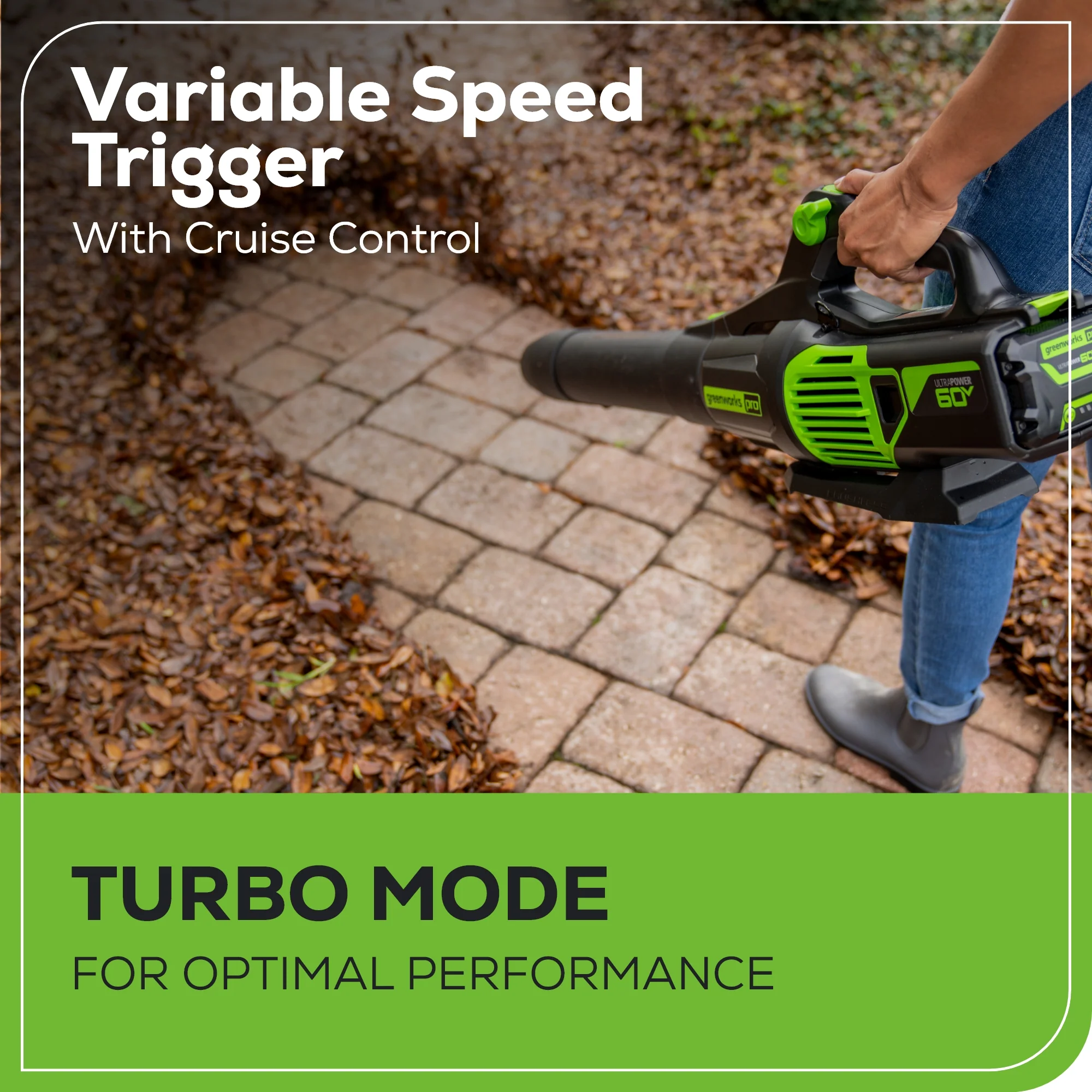 60V 700 CFM Cordless Battery Leaf Blower (Tool Only) - Image 7