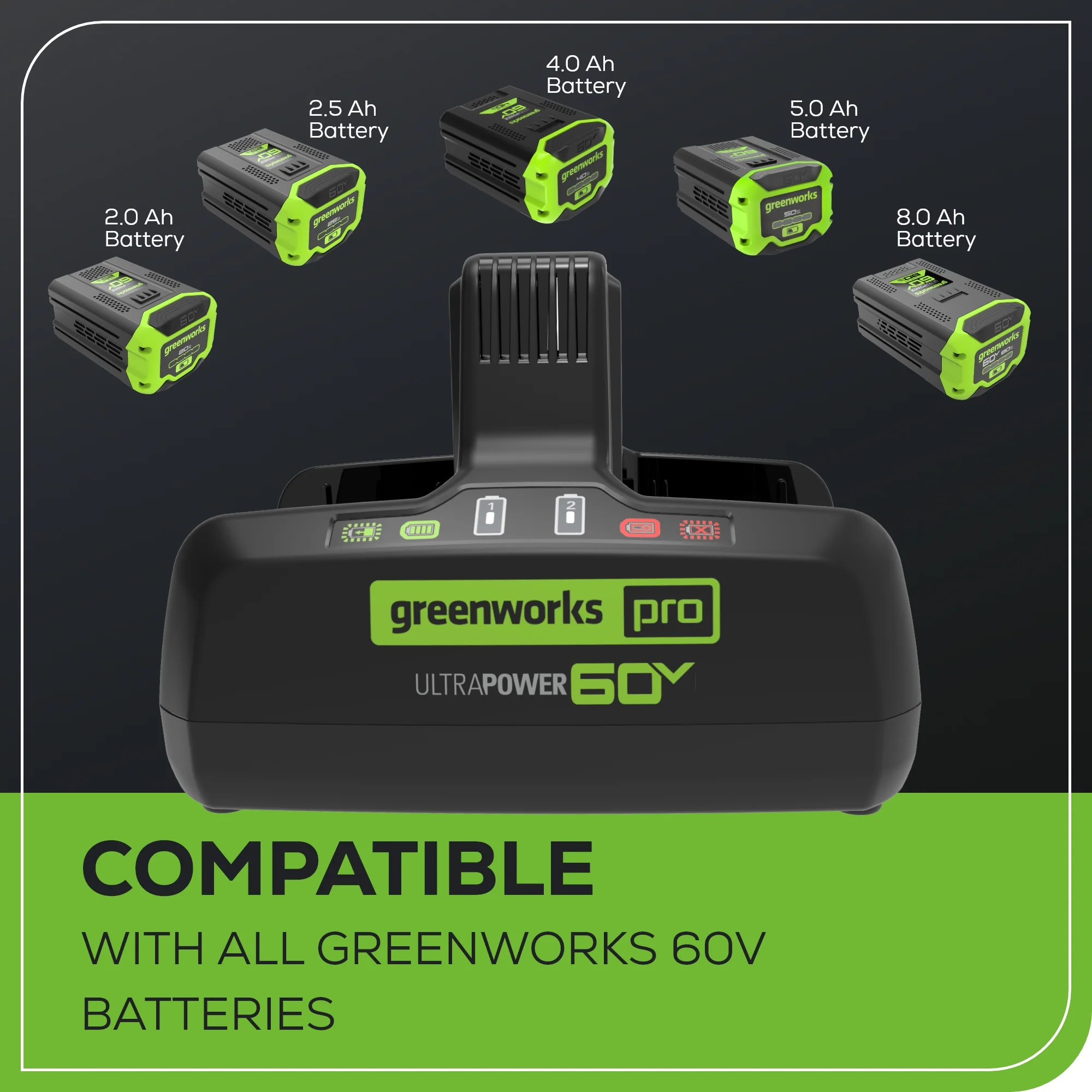 60V 10A UltraPower Dual-Port Battery Charger - Image 4