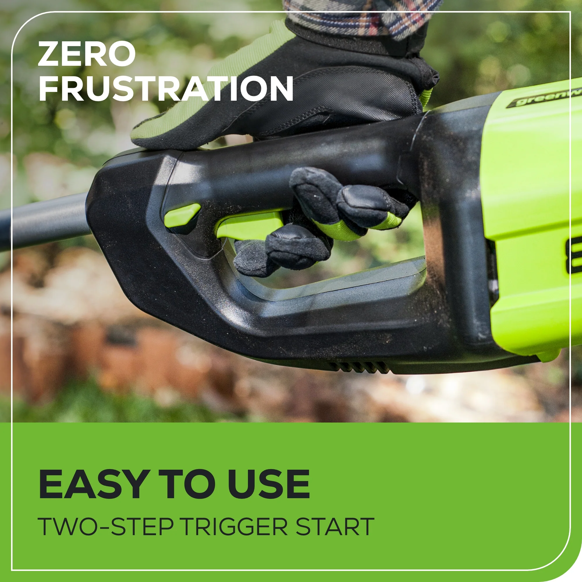 80V Cordless 10" Brushless Pole Saw: 2.0 Ah Battery and Rapid Charger - Image 7