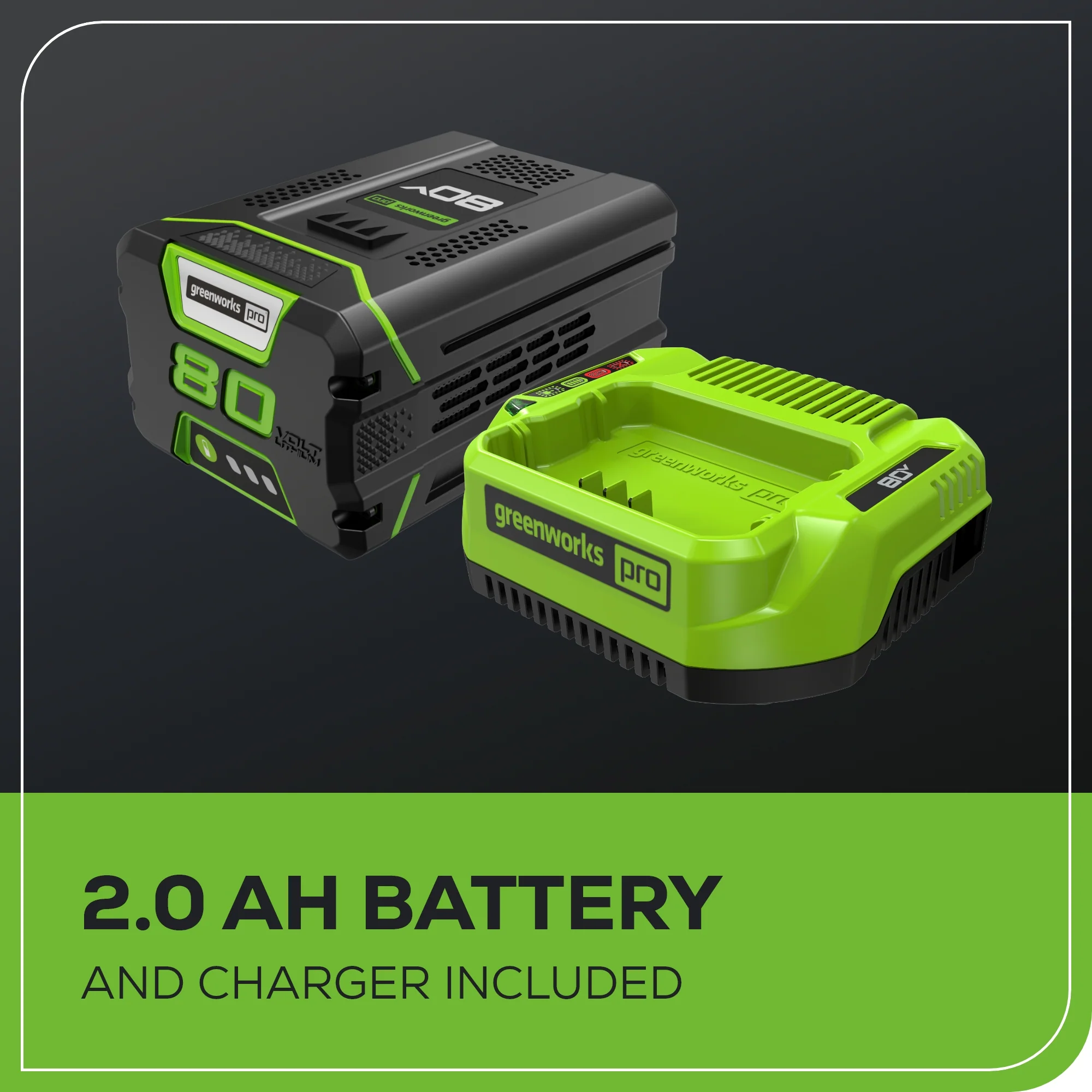 80V 13" String Trimmer: 2.0 Ah Battery and Charger - Image 10
