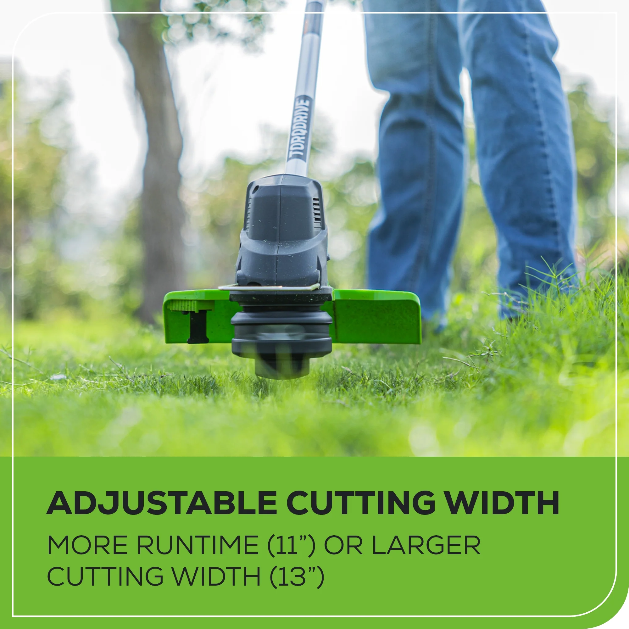 80V 13" String Trimmer: 2.0 Ah Battery and Charger - Image 6