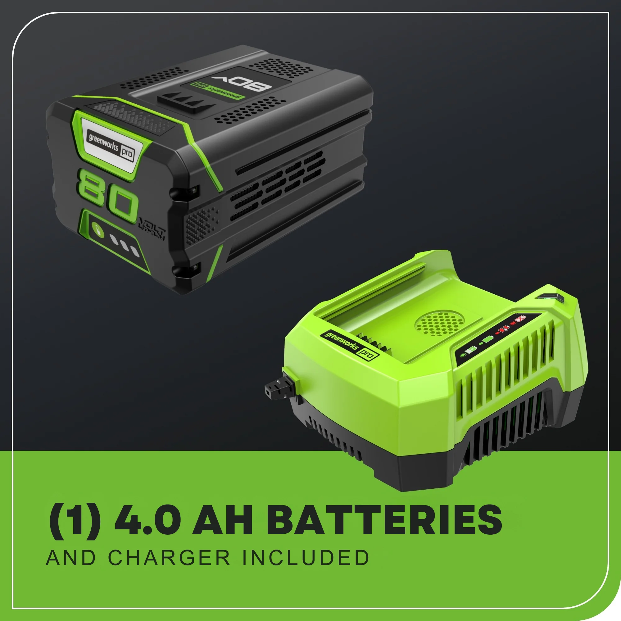 80V 21" Cordless Battery 3-in-1 Self-Propelled Lawn Mower w/ 4.0Ah Battery & Charger - Image 8