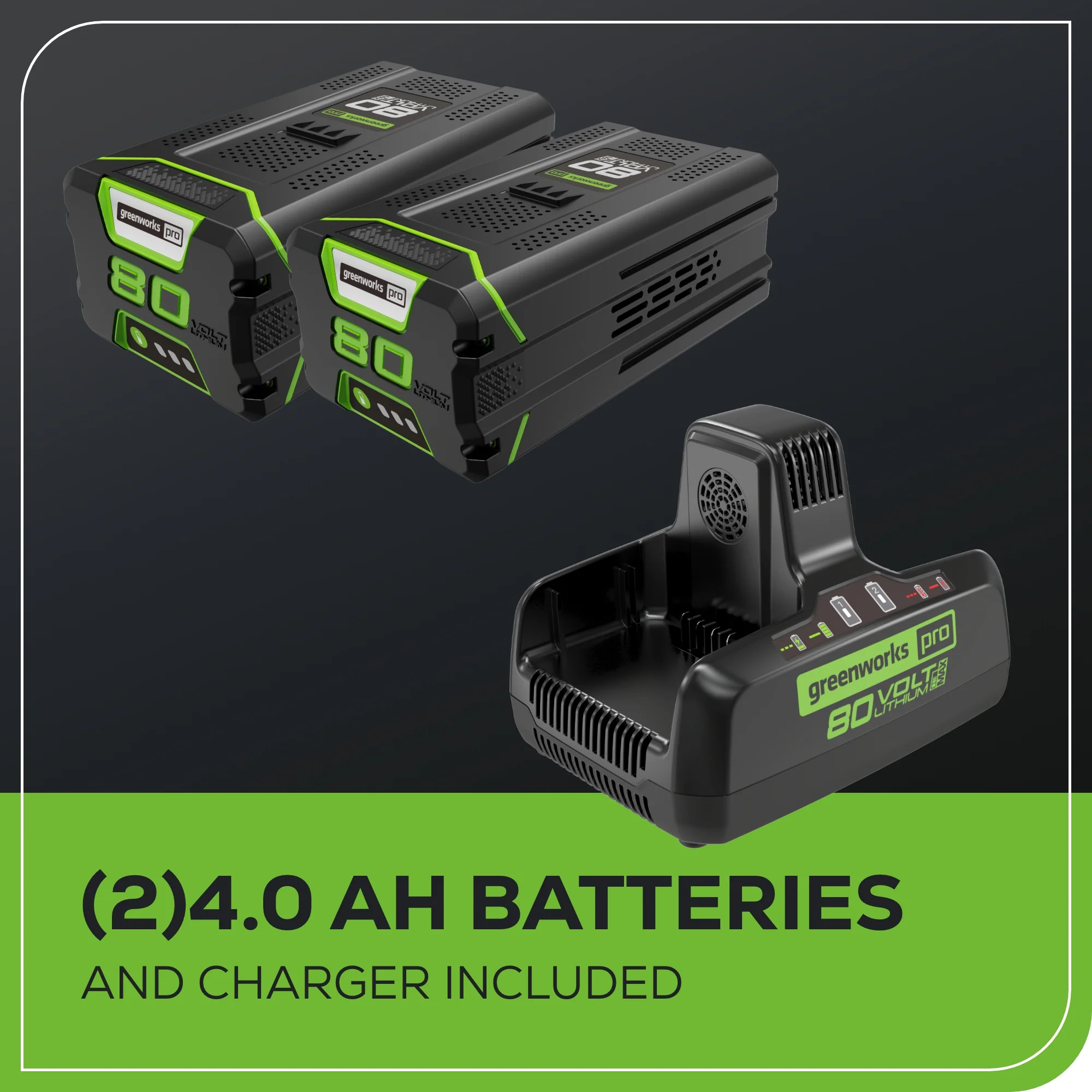 80V 21" Cordless Battery 4-in-1 Self-Propelled Mower w/ (2) 4.0Ah Batteries & Charger - Image 10