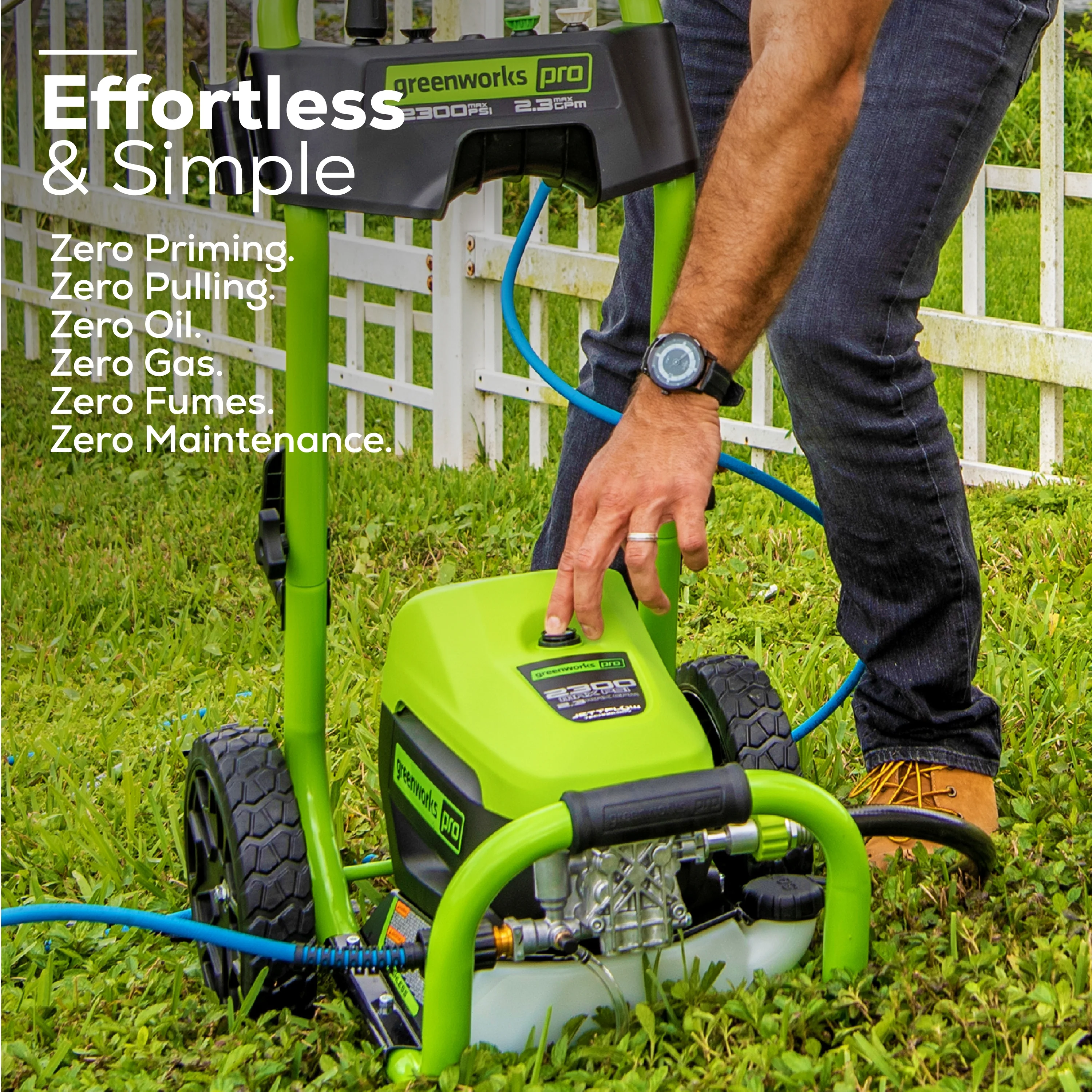 OPEN BOX 2300 PSI 1.2 GPM Cold Water Electric Pressure Washer - Image 16