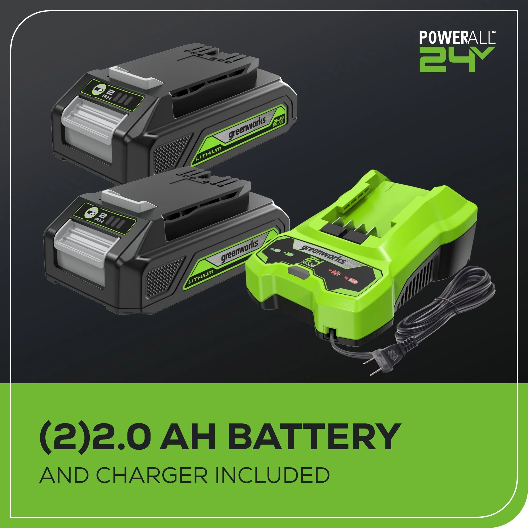 OPEN BOX 24V 600-PSI Cordless Power Cleaner: (2) 2.0 Ah Batteries and Charger - Image 10