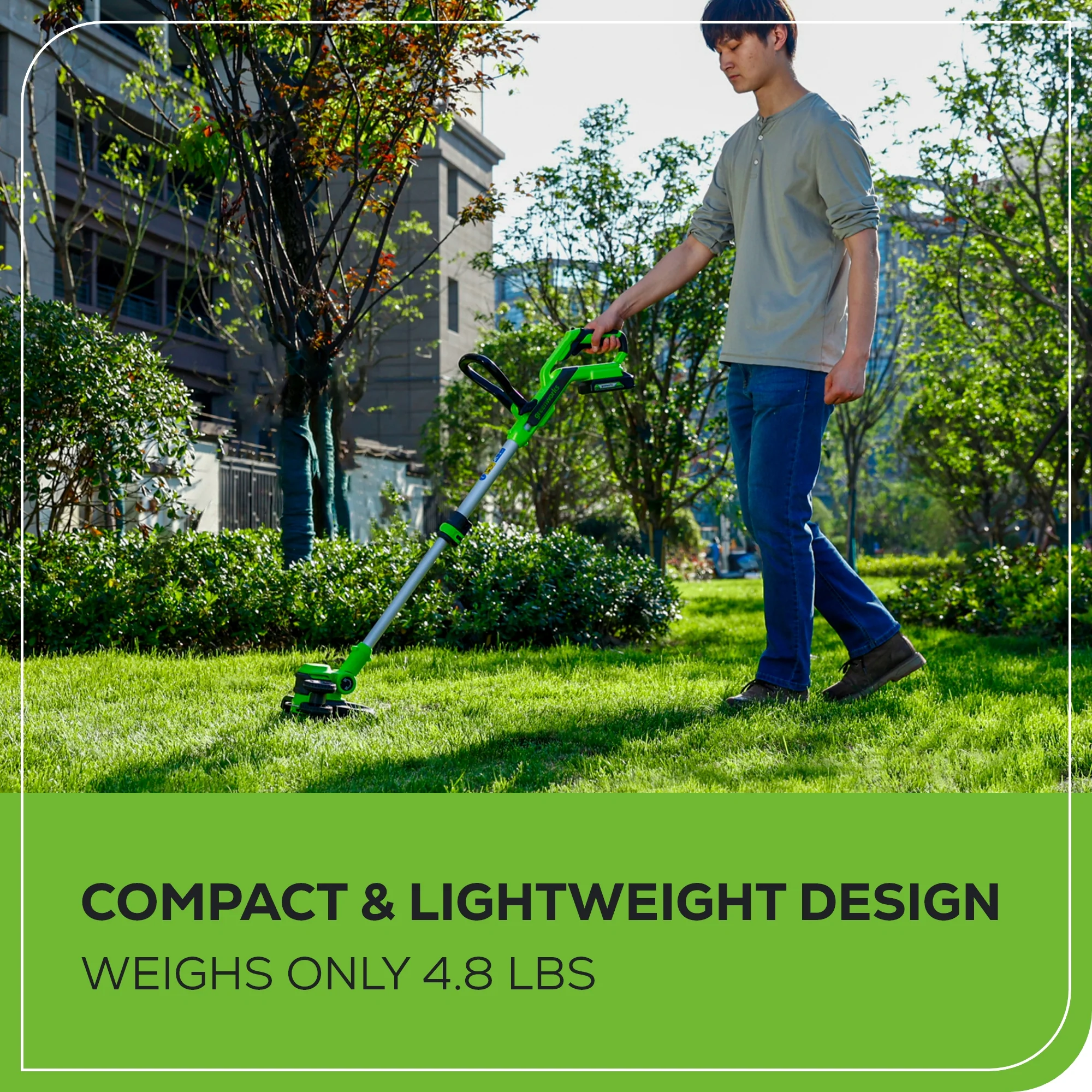 OPEN BOX 40V 21" Cordless Battery Self-Propelled Lawn Mower 3PC Combo Kit, (1) 5.0Ah Battery: (1) 2.0 Ah Battery and (2) Chargers - Image 12