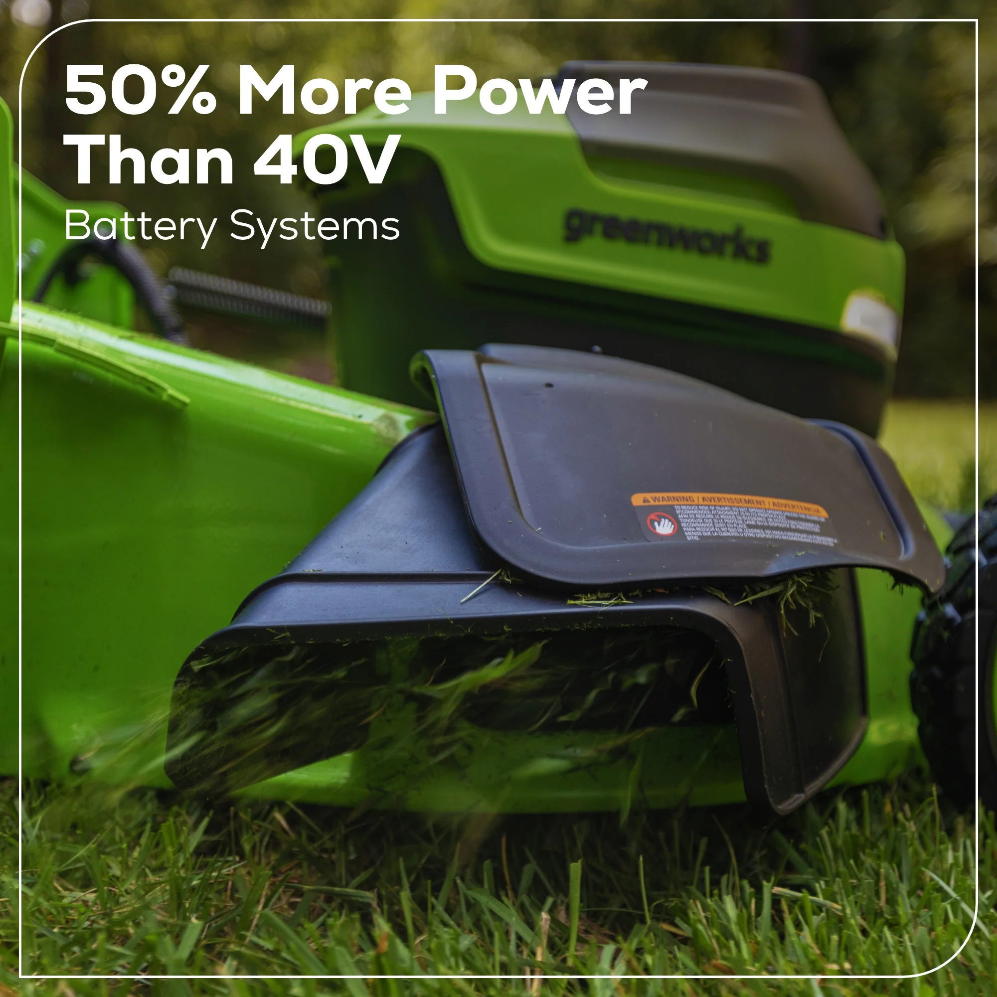 OPEN BOX 60V 21" Cordless Battery Dual Blade Self-Propelled Mower, (1) 8Ah battery and 6A Charger - Image 6