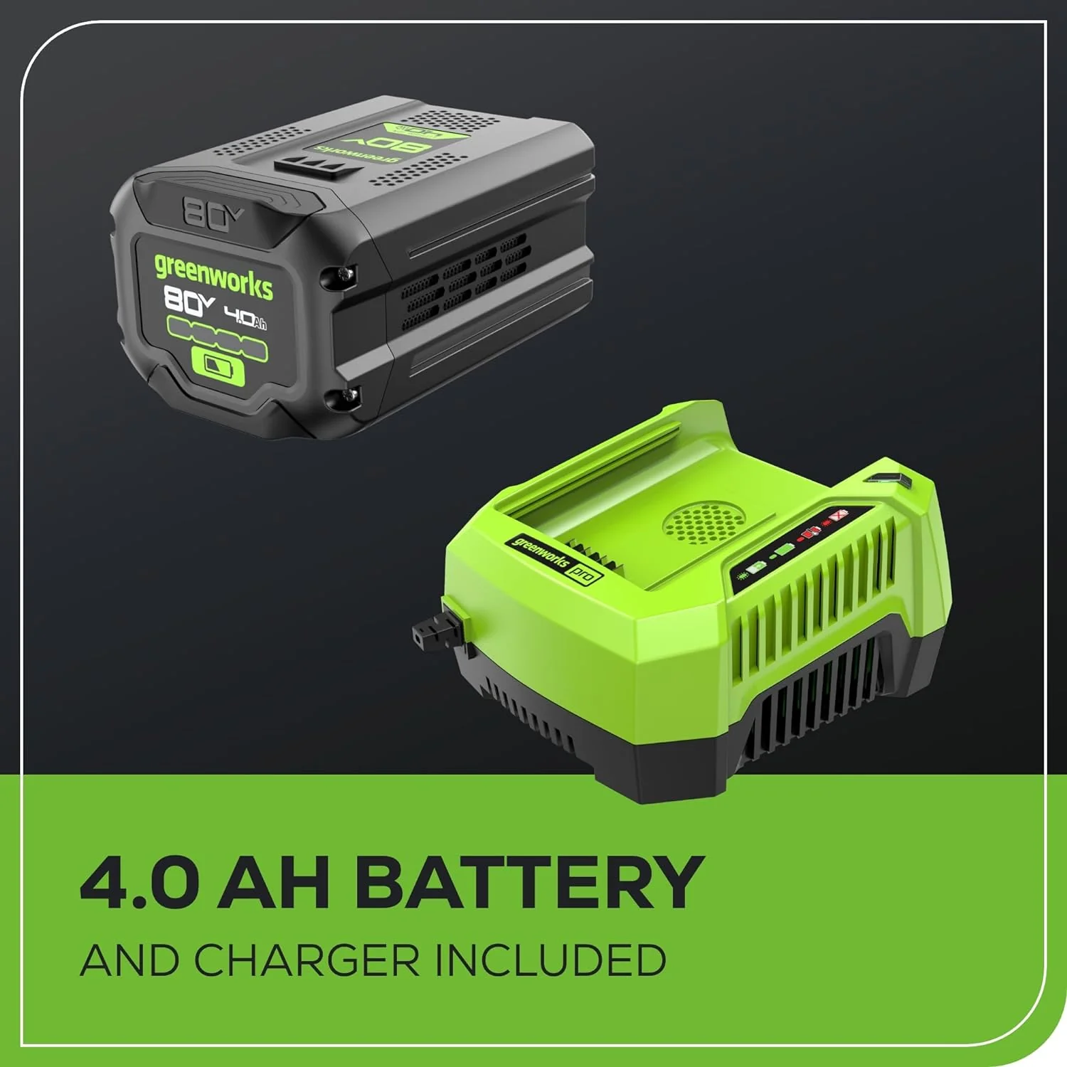 OPEN BOX 80V 21" Cordless Battery 4-in-1 Self-Propelled Lawn Mower: 4.0 Ah Battery and Charger - Image 10