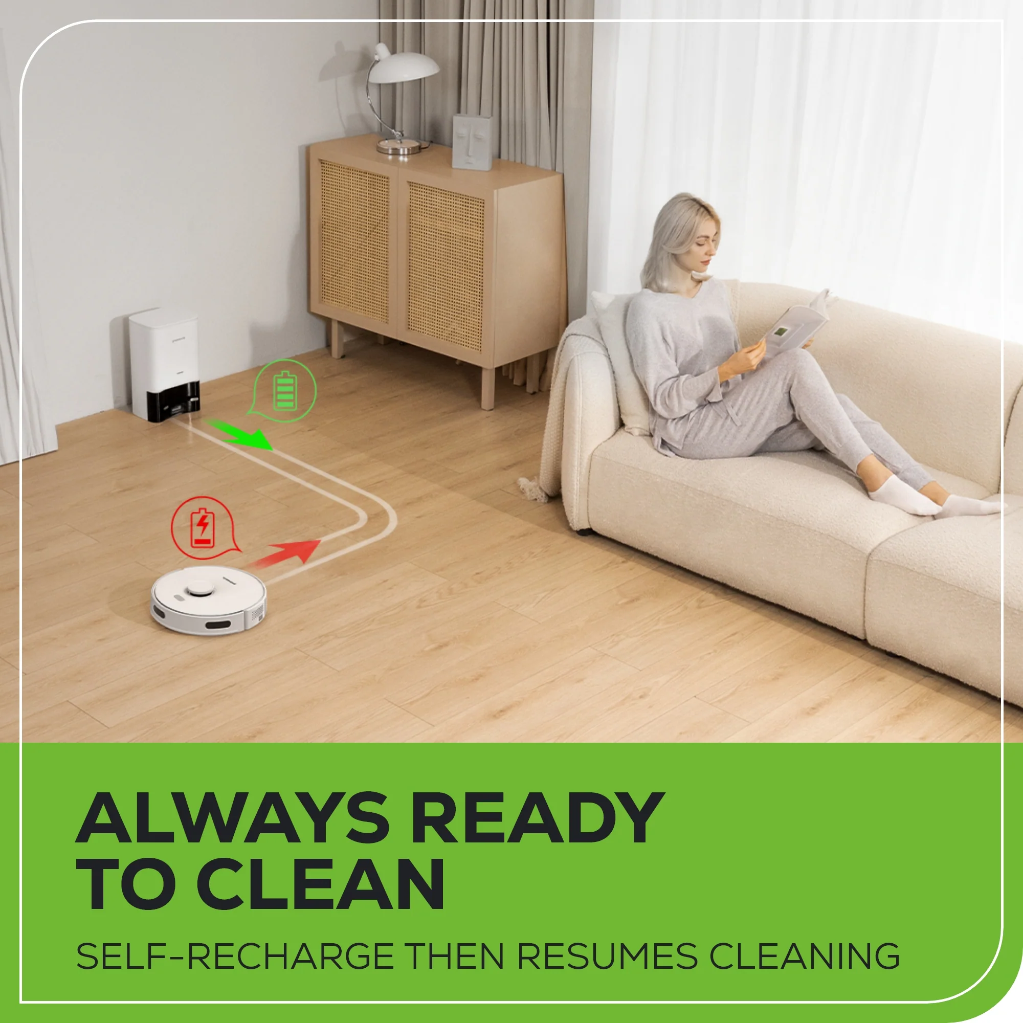 Self-Cleaning Smart App Controlled Robot Vacuum - Image 11