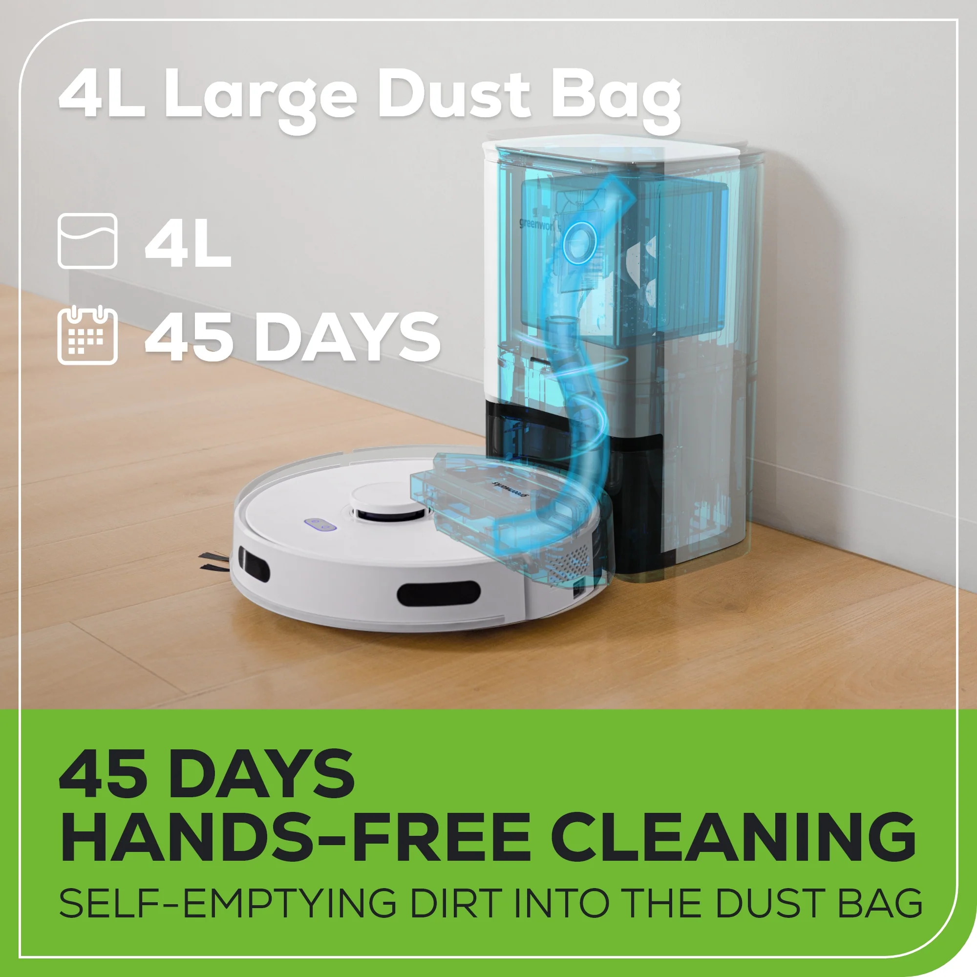 Self-Cleaning Smart App Controlled Robot Vacuum - Image 3