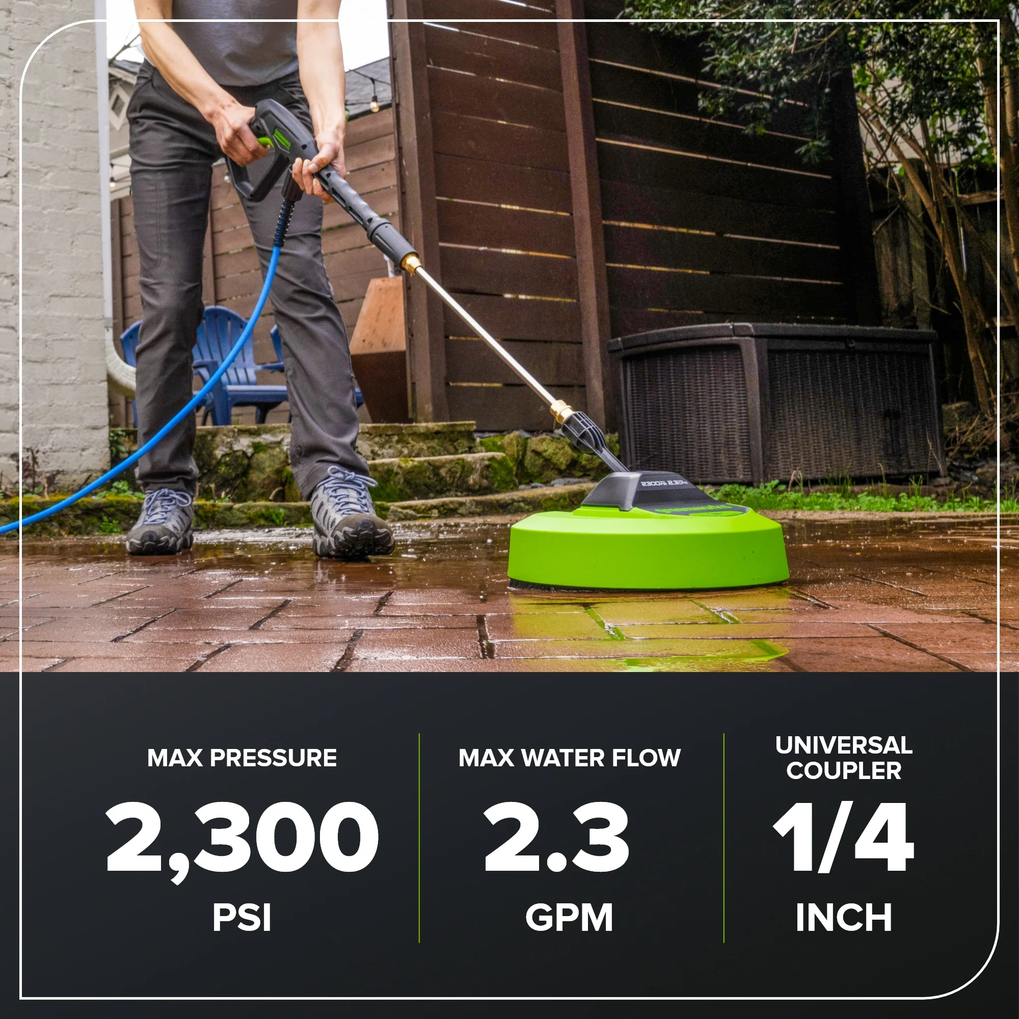 Universal 12" Rotating Surface Cleaner - Image 3