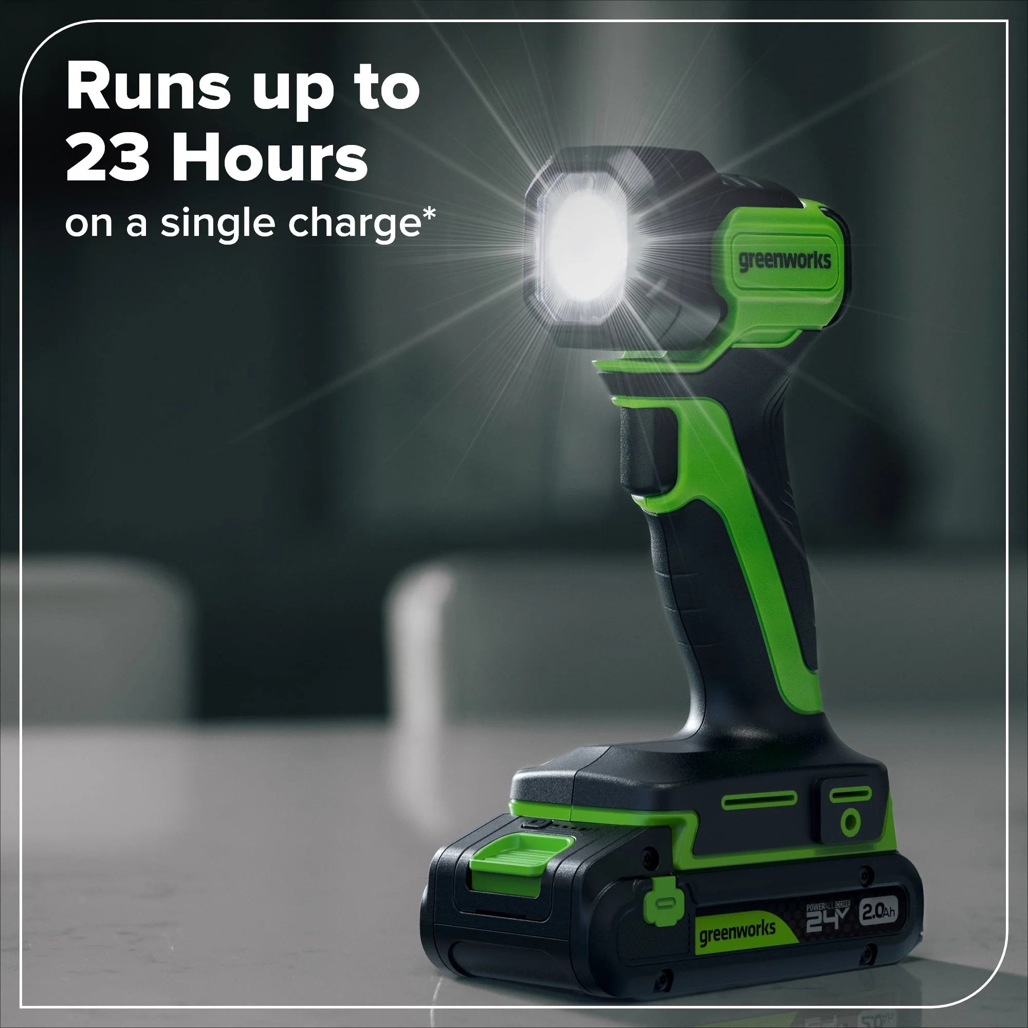 24V Brushless Power Tool 4PC Combo Kit: (2) 2.0 Ah USB-C Batteries and 30W USB-C Fast Charger - Image 12