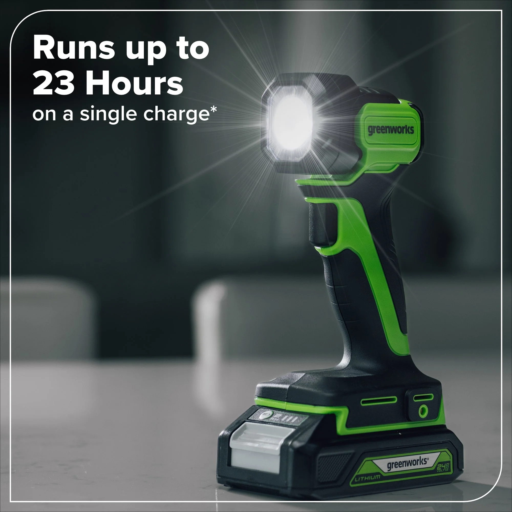 24V Brushless Power Tool 6PC Combo Kit: (2) 2.0 Ah USB-C Batteries and 30W Charger - Image 14