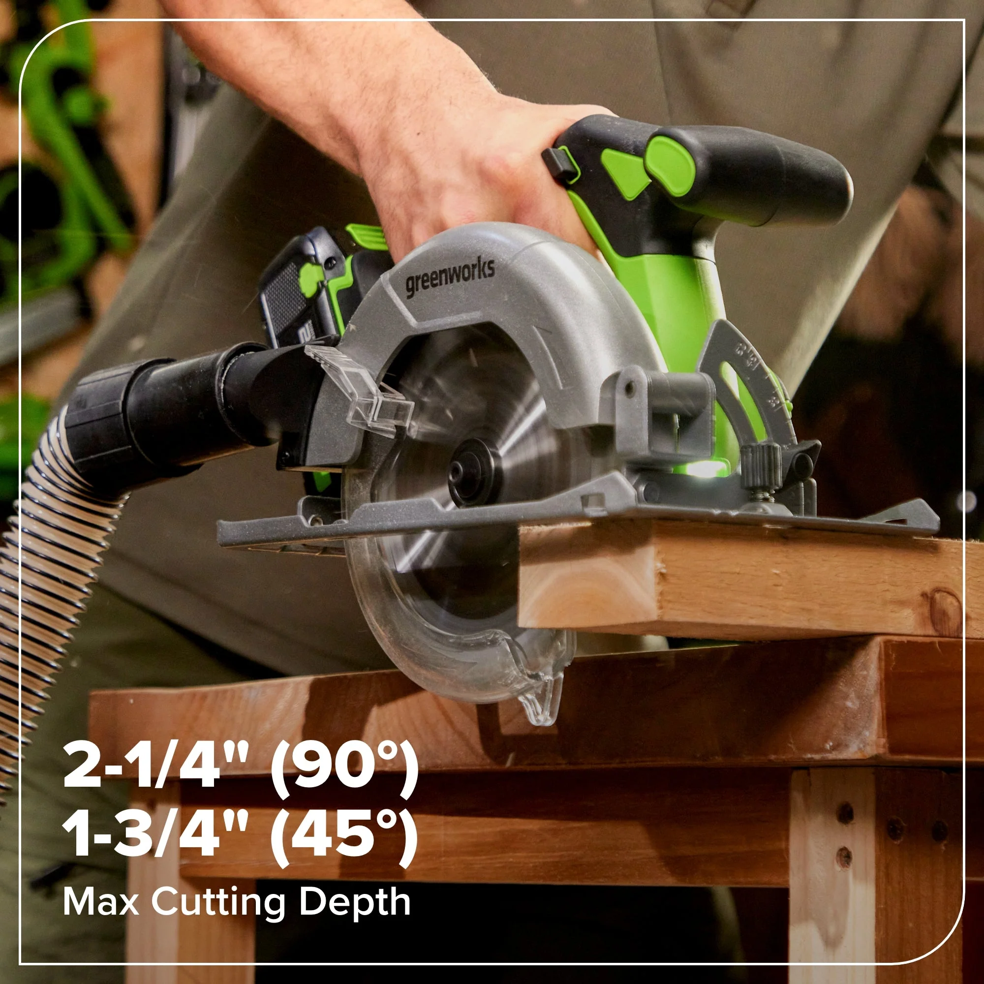 24V Brushless Power Tool 6PC Combo Kit: (2) 2.0 Ah USB-C Batteries and 30W Charger - Image 18
